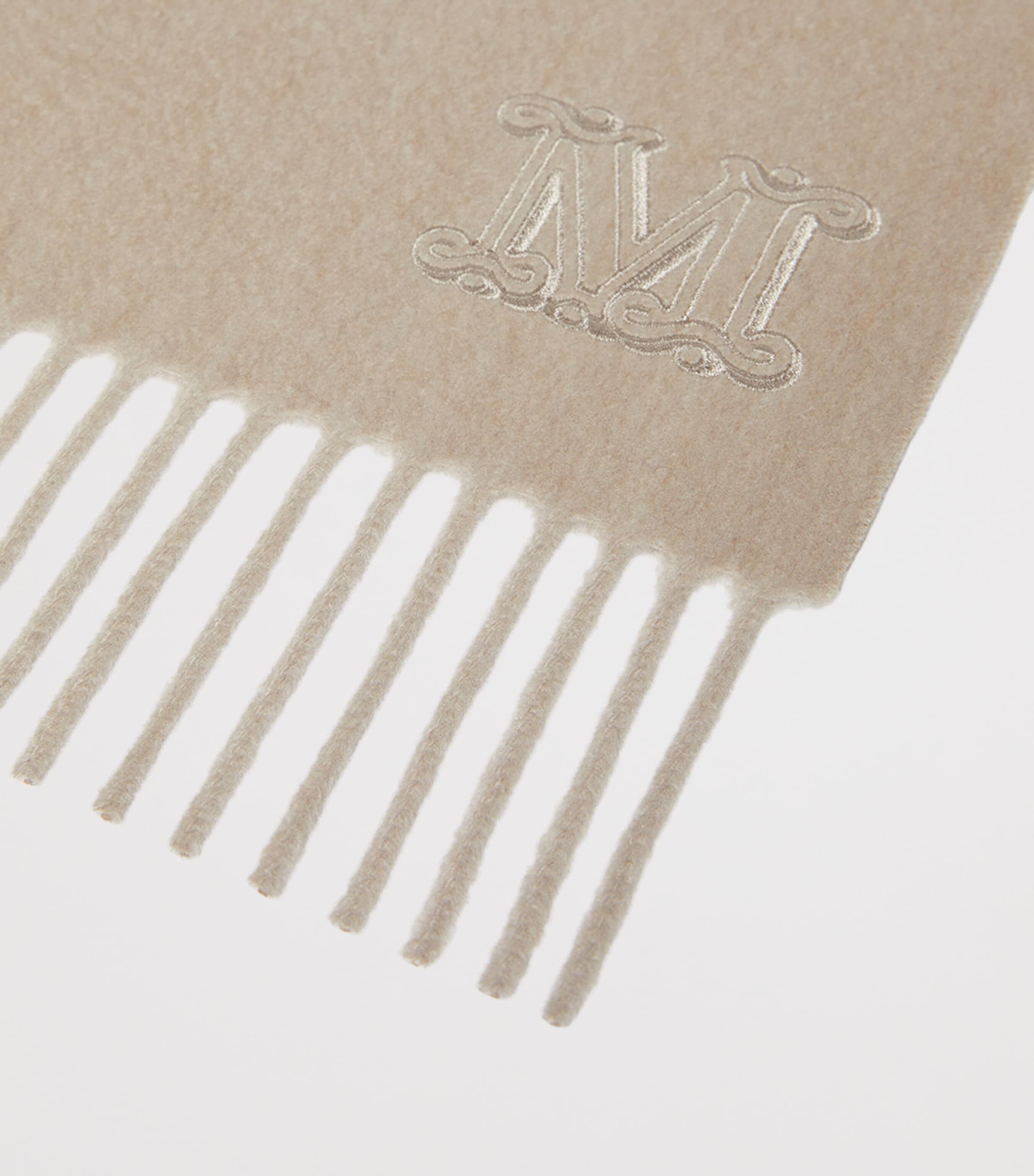 Cashmere Square Scarf SAND Image 2