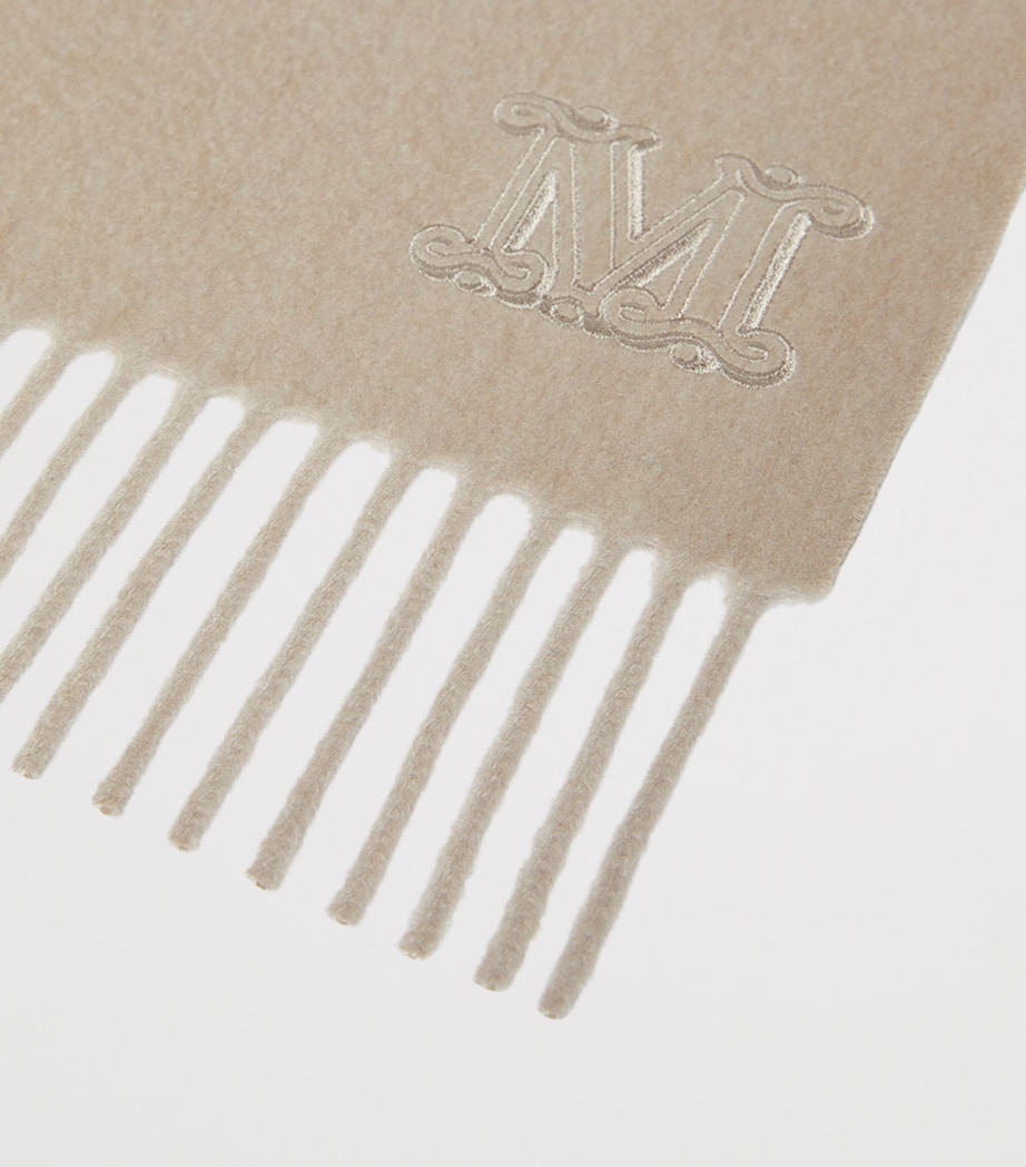 Cashmere Square Scarf SAND Image 2