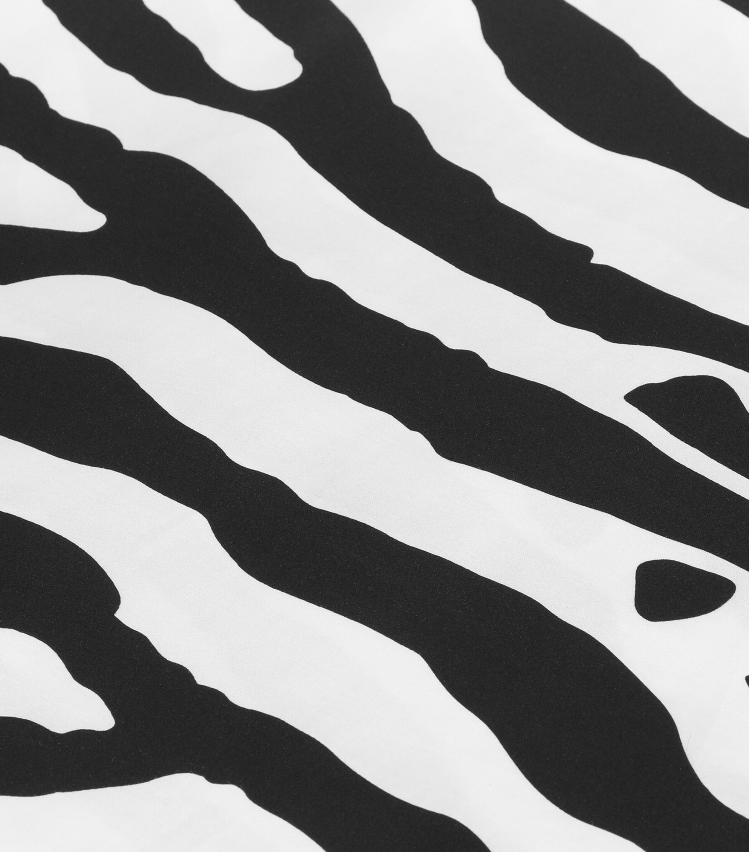 Dolce&Gabbana Casa Cotton Zebra King Fitted Sheet (300cm x 300cm) Zebra Image 3