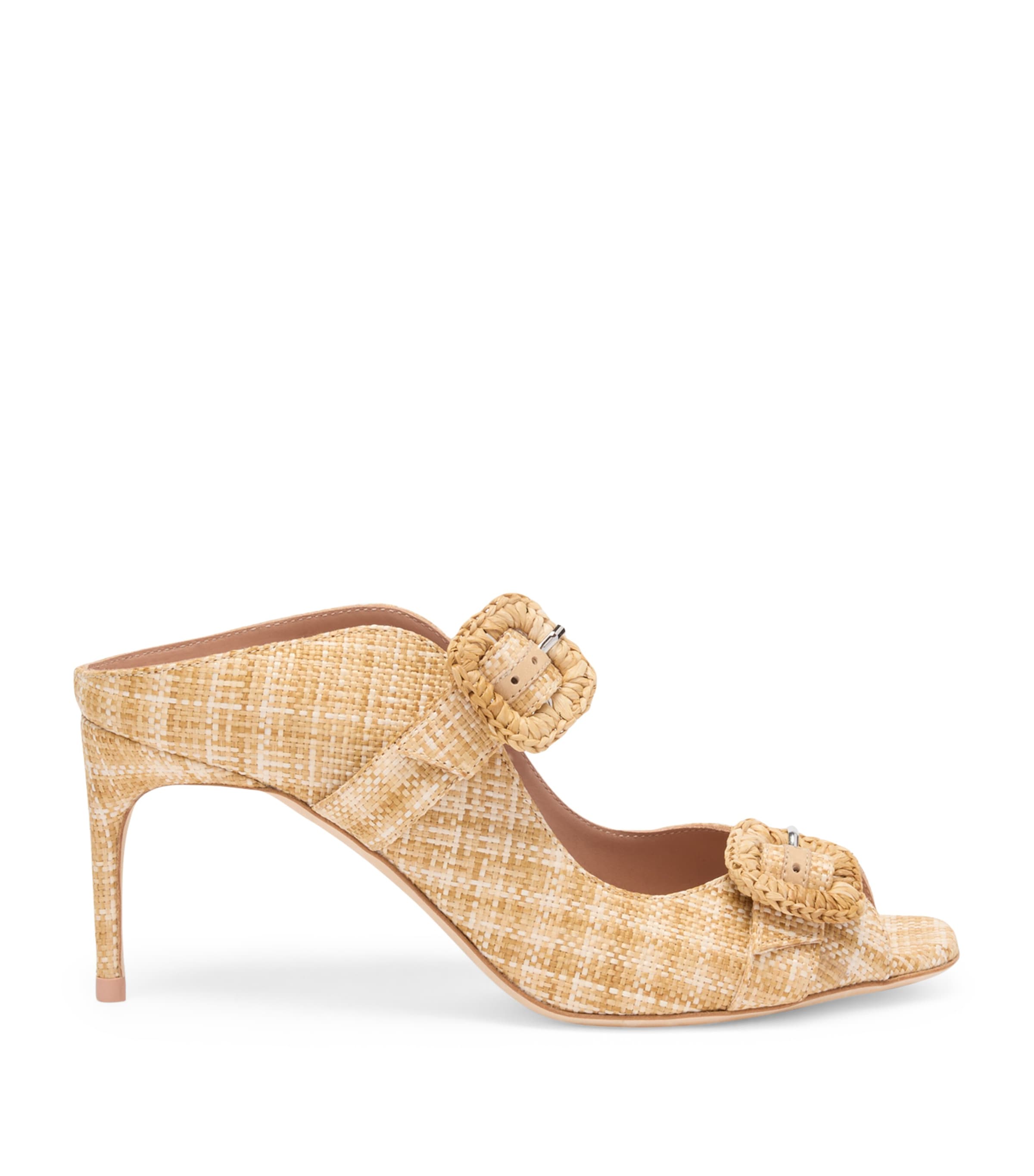 Raffia Isobel Heeled Sandals 70