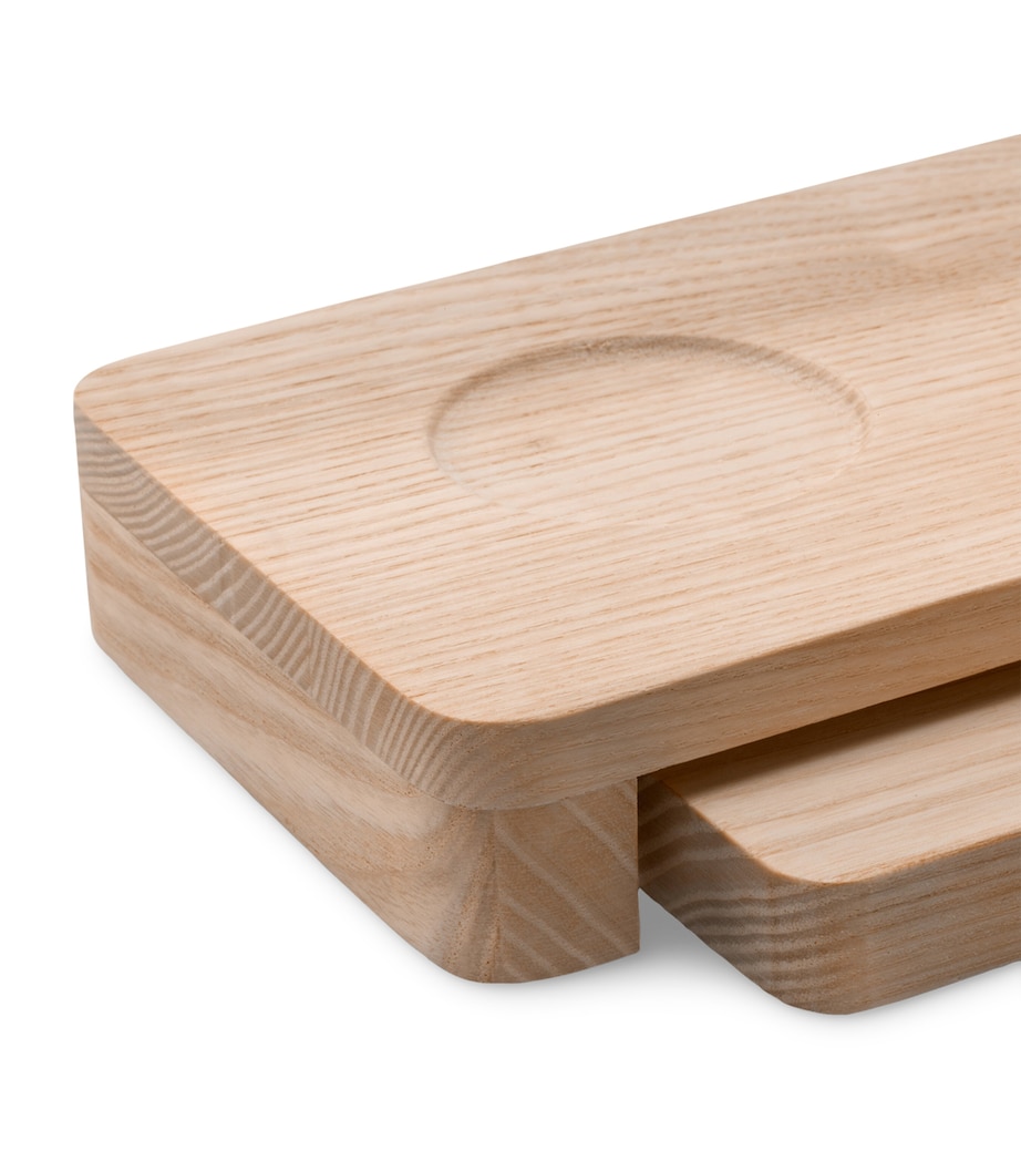 Porcelain Collective Serving Bowls and Tray Set WHITE Image 4