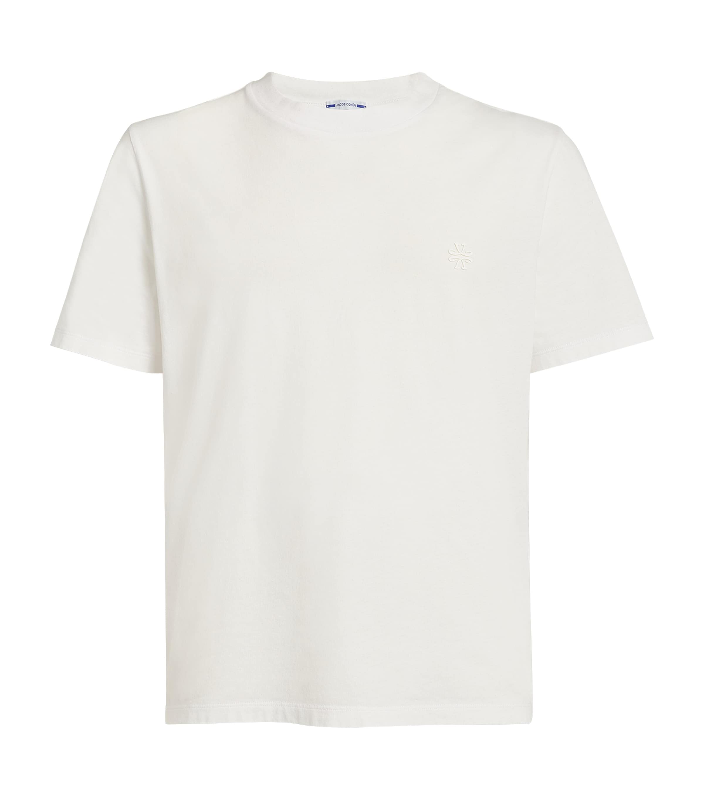 Jacob Cohen Cotton Logo T-shirt In White