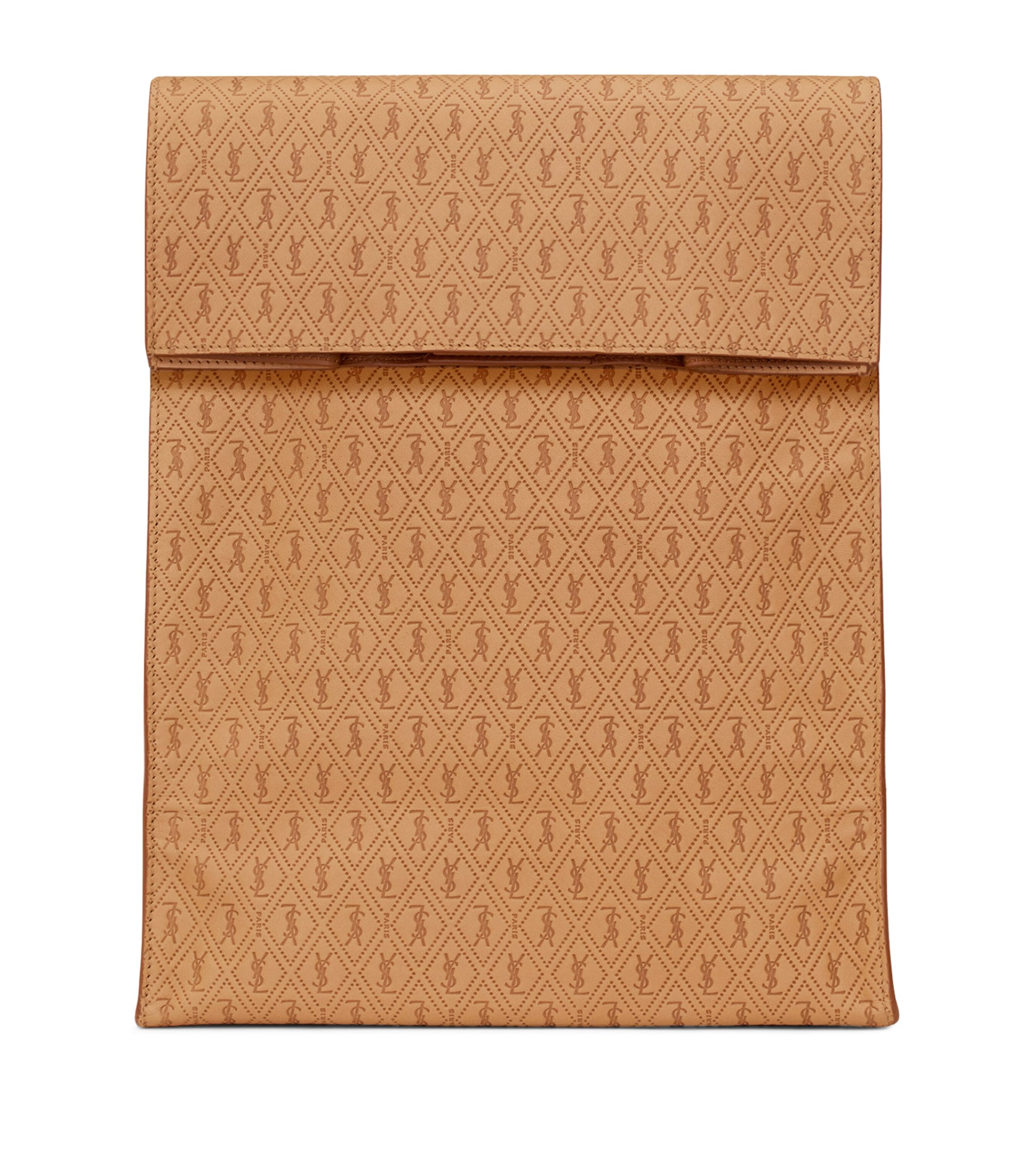 Medium Leather Paper Bag Pouch 2763 Image 1