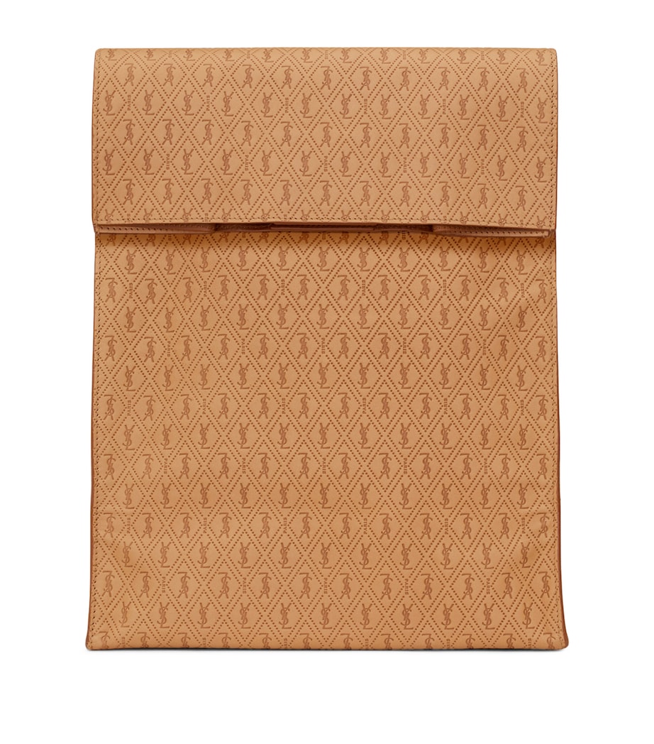 Medium Leather Paper Bag Pouch 2763 Image 1