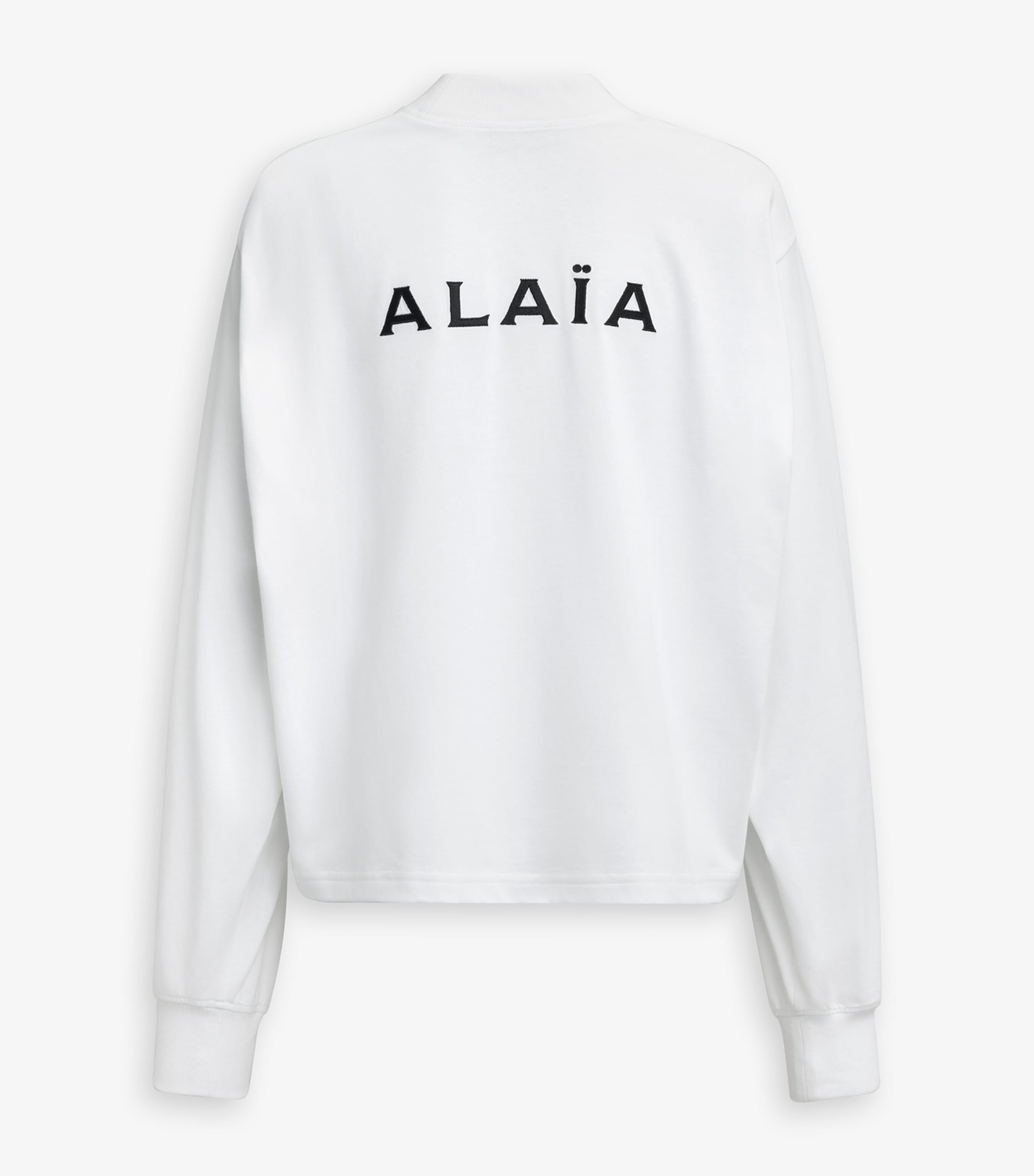 ALAÏA T-SHIRT EN COTON BLANC | ALAÏA FR