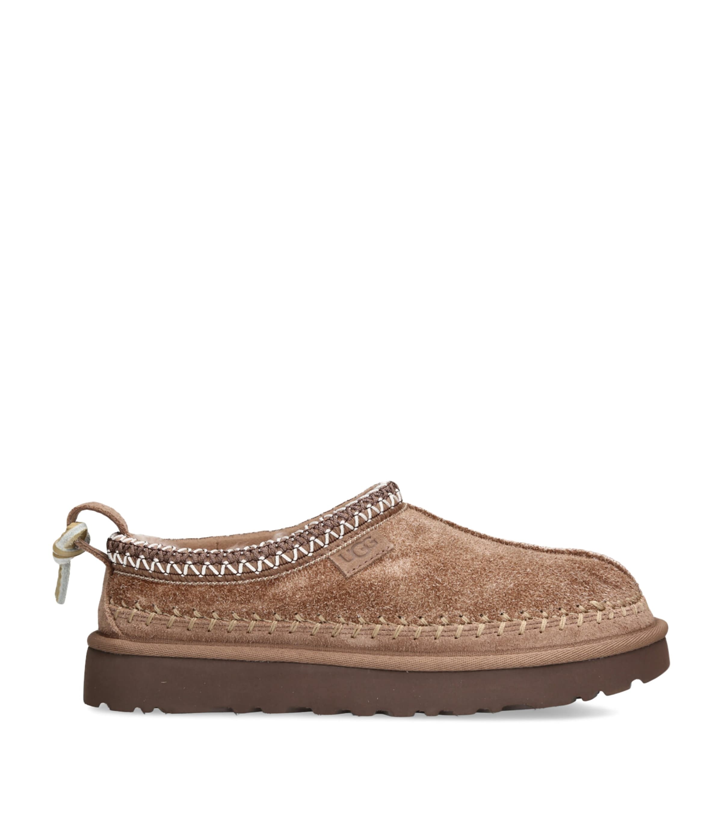 Ugg Suede Tasman Biarritz Slippers In Brown