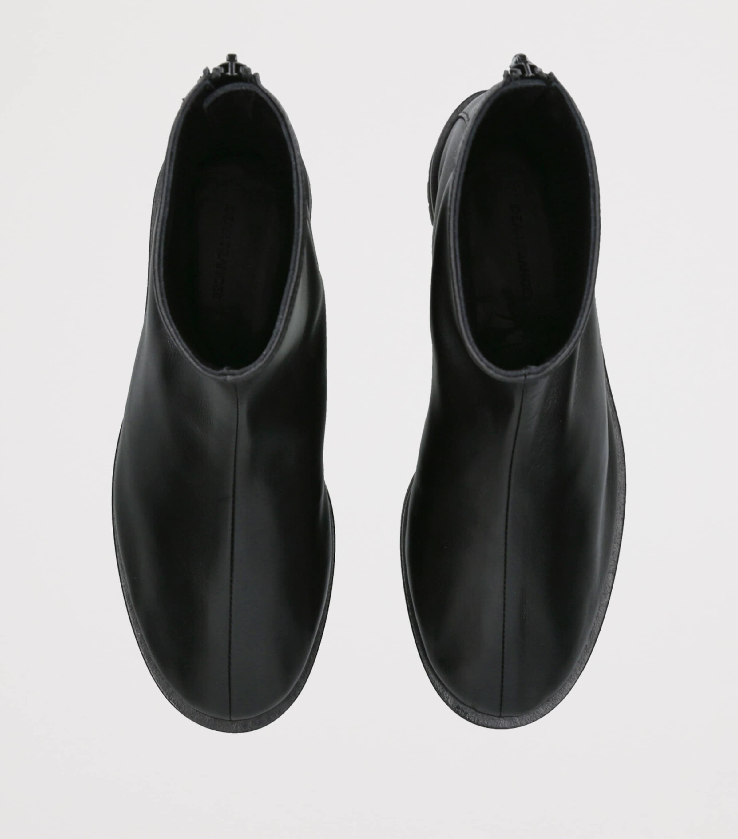 Dear Frances Leather Joss Ankle Boots Black Image 4