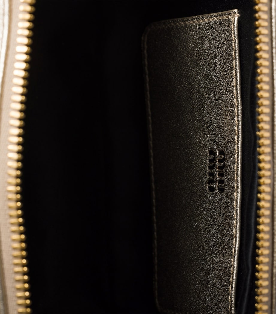 Mini Matelassé Leather Arcadie Top-Handle Bag F0846 Image 4