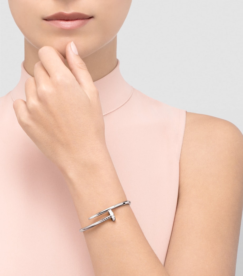 White Gold and Diamond Juste un Clou Bracelet WHITE GOLD Image 3