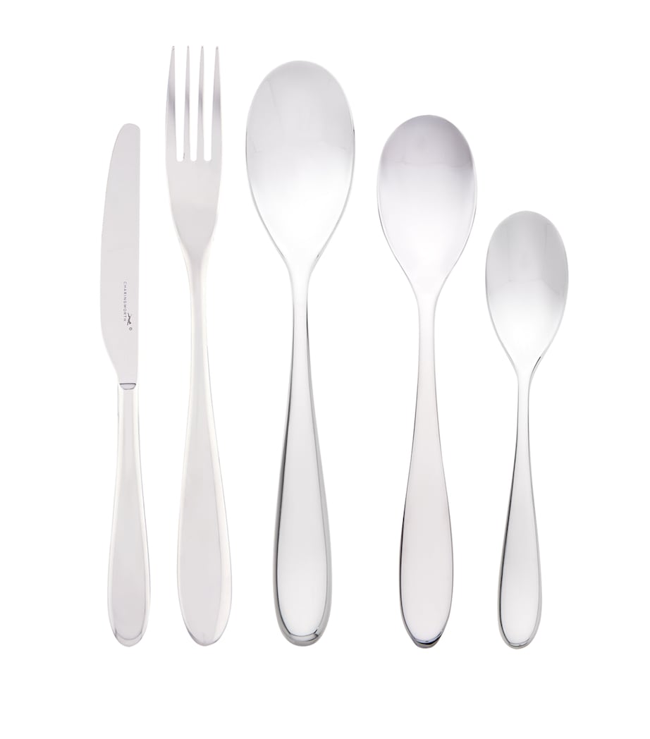 Charingworth Santol Stainless Steel 42-Piece Cutlery Set Silver Image 4