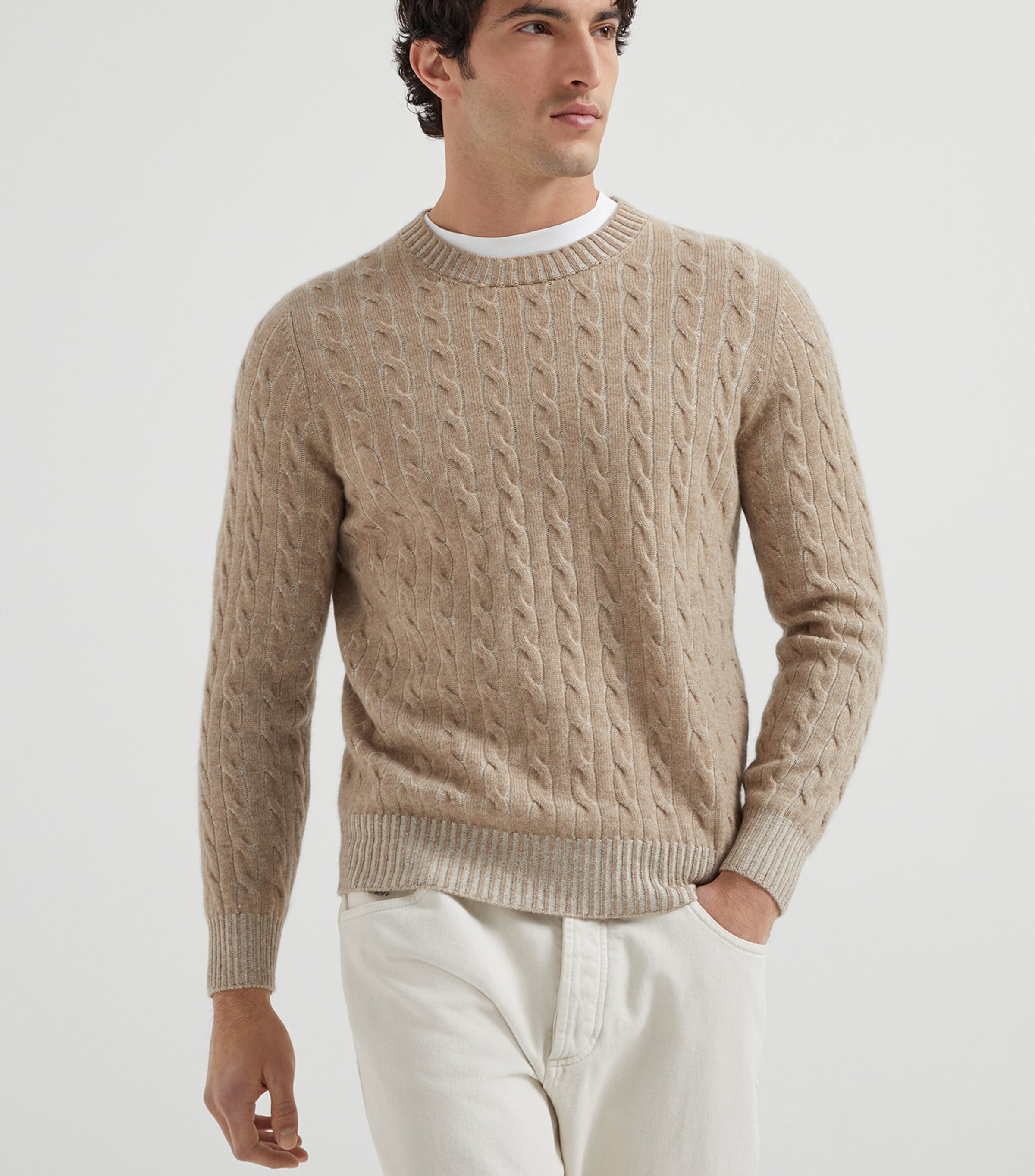 Cashmere Cable-Knit Sweater CG678 Image 2