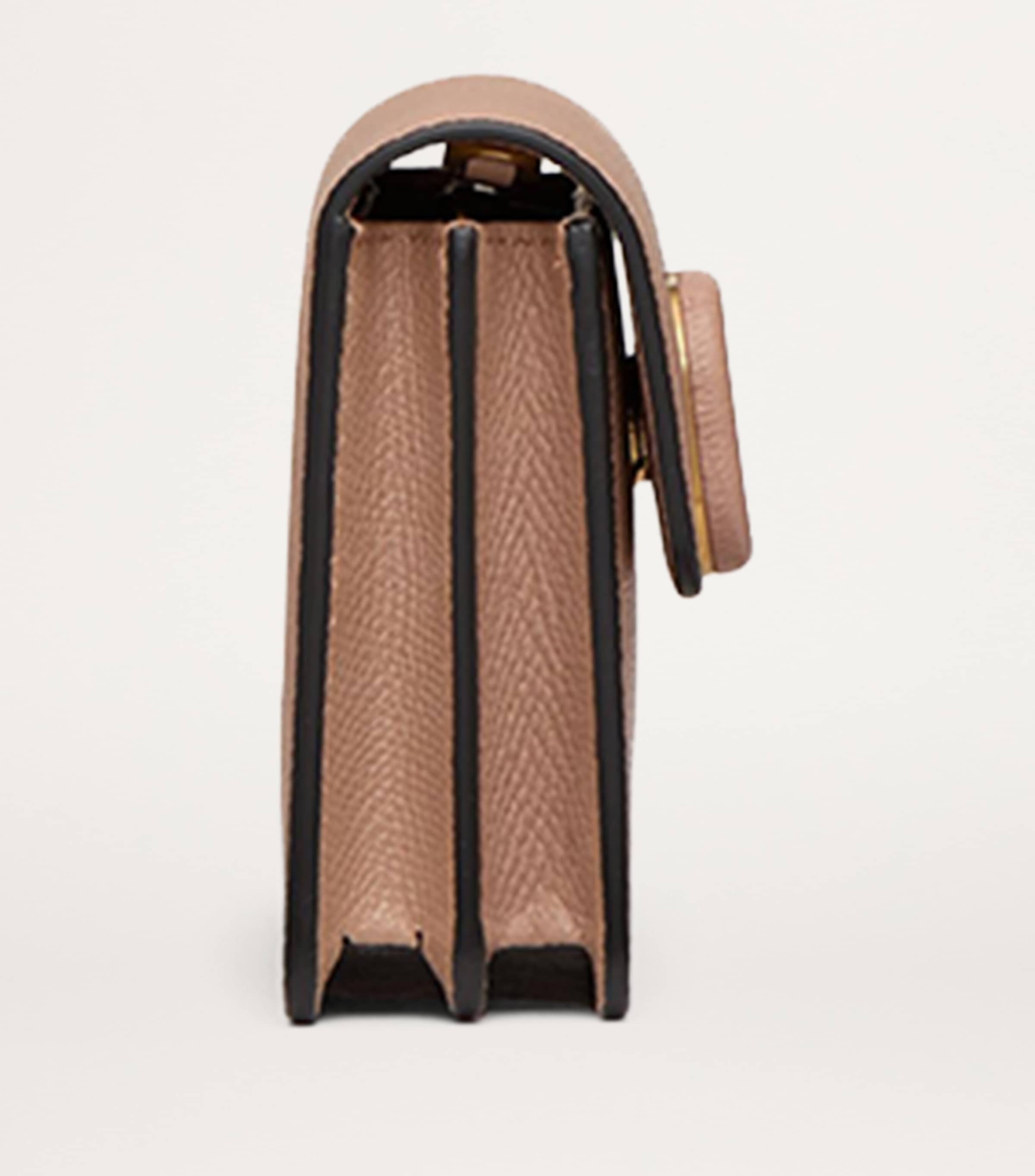 Leather VLogo Signature Chain Wallet GF9 Image 7