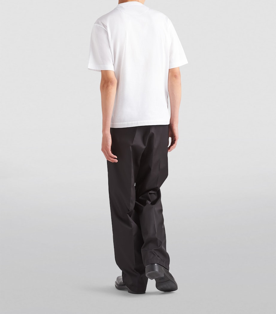 Cotton and Re-Nylon Pocket T-Shirt F0009 Image 4