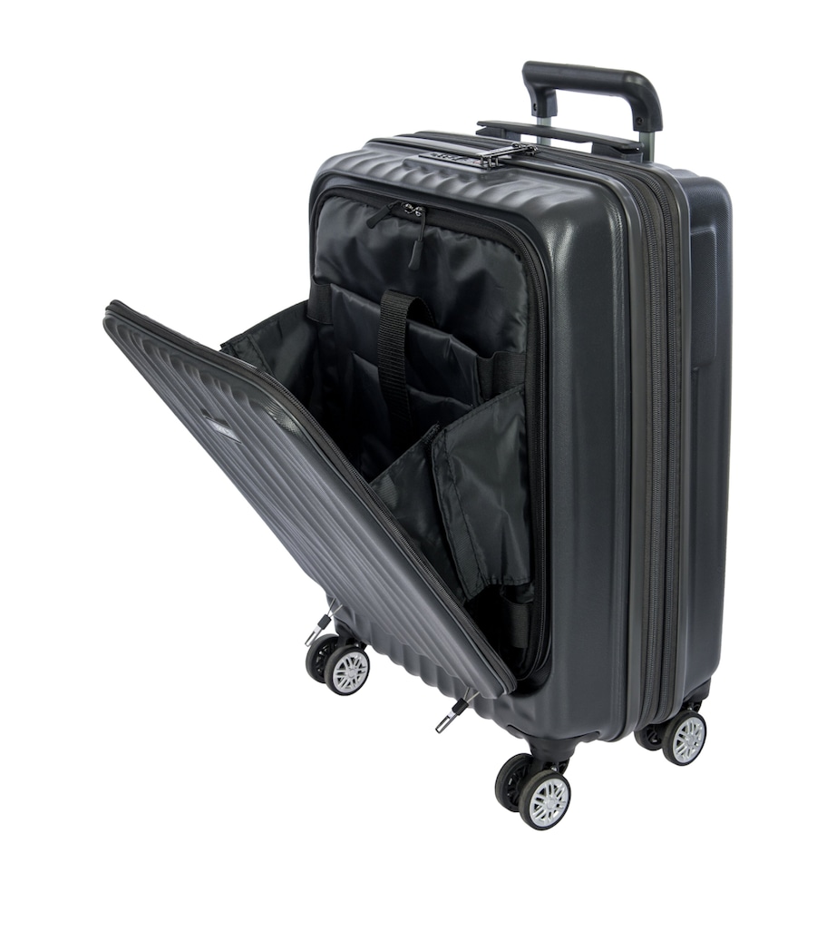 Cervia Front-Pocket Suitcase (55cm) DARK GREY Image 6