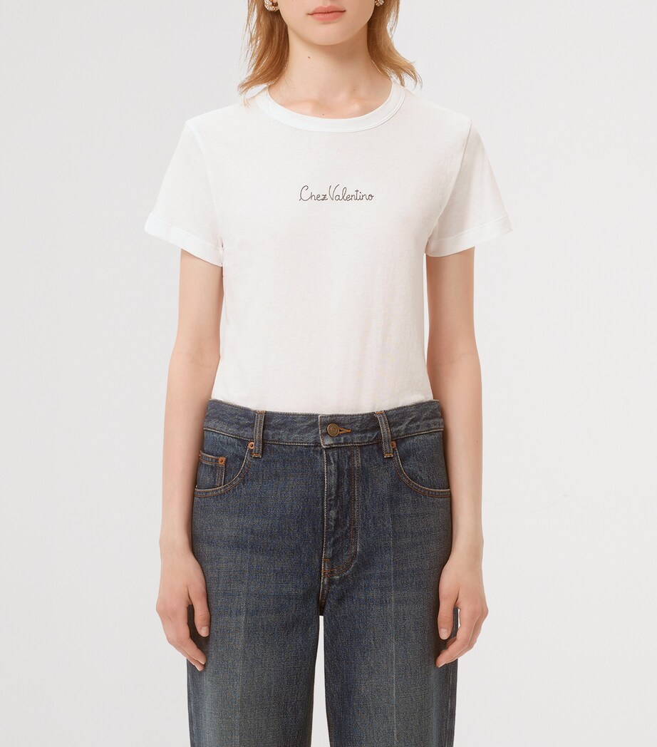 Cotton Chez Valentino T-Shirt A03 Image 2