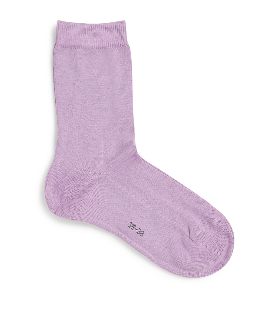 Cotton-Blend Family Socks 8972 MISTY LILA Image 1
