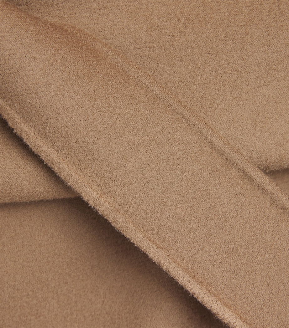 Virgin Wool Silk-Lined Overcoat HAZELNUT BROWN Image 5