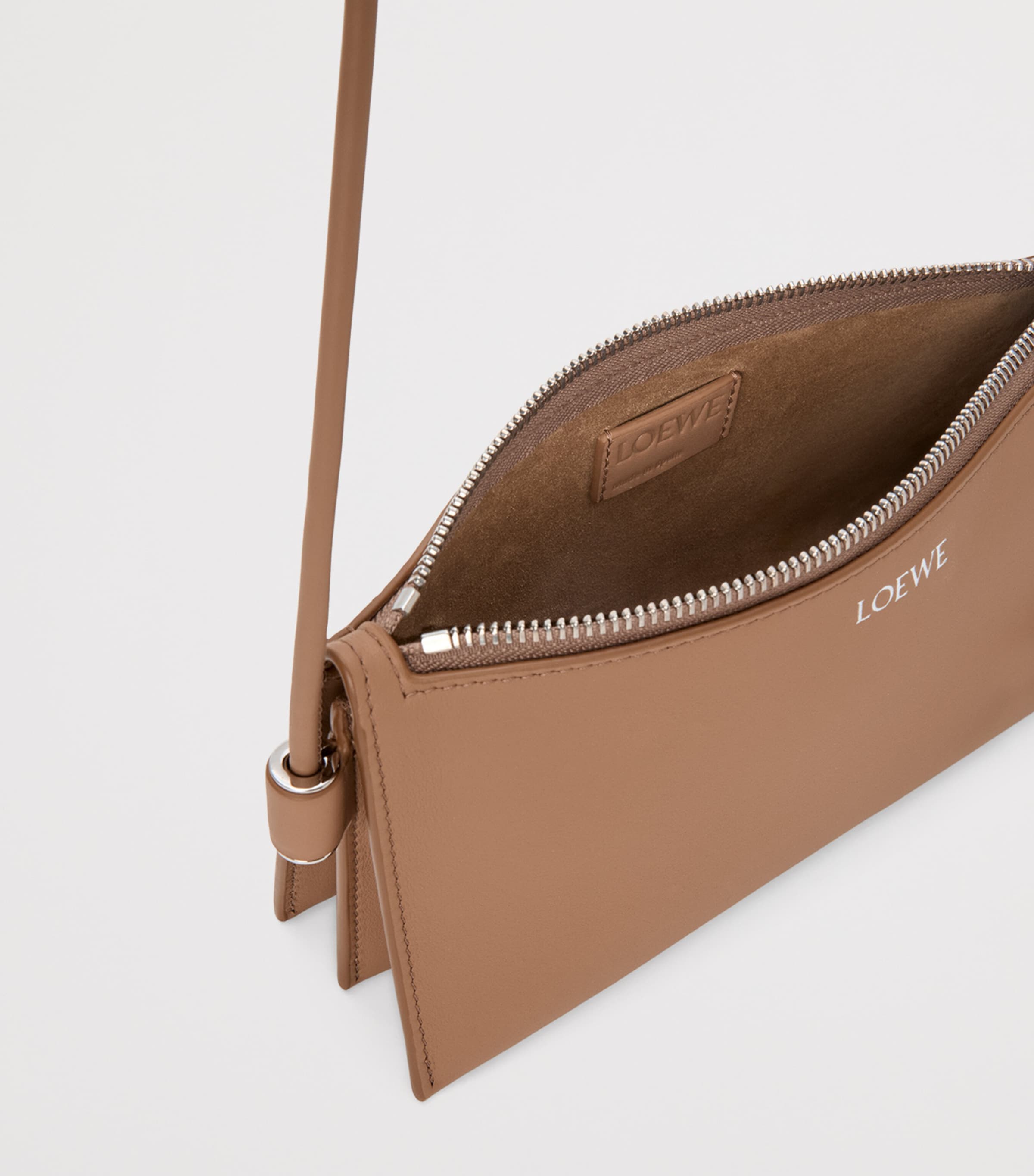 Leather Joya Pouch MOCHA Image 6