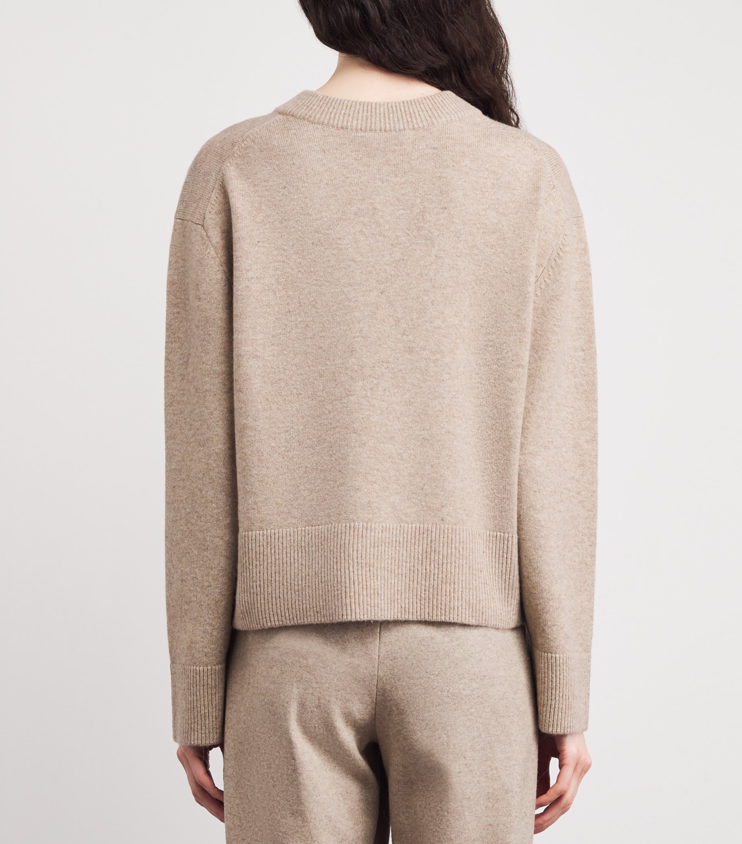 Wool-Blend V-Neck Sweater 311HMA Image 4