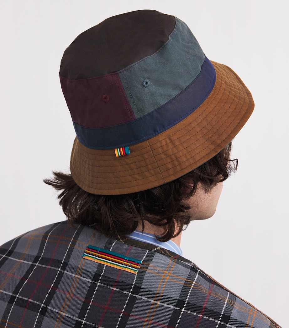 x Paul Smith Cotton Waxed Bucket Hat MULTI Image 5