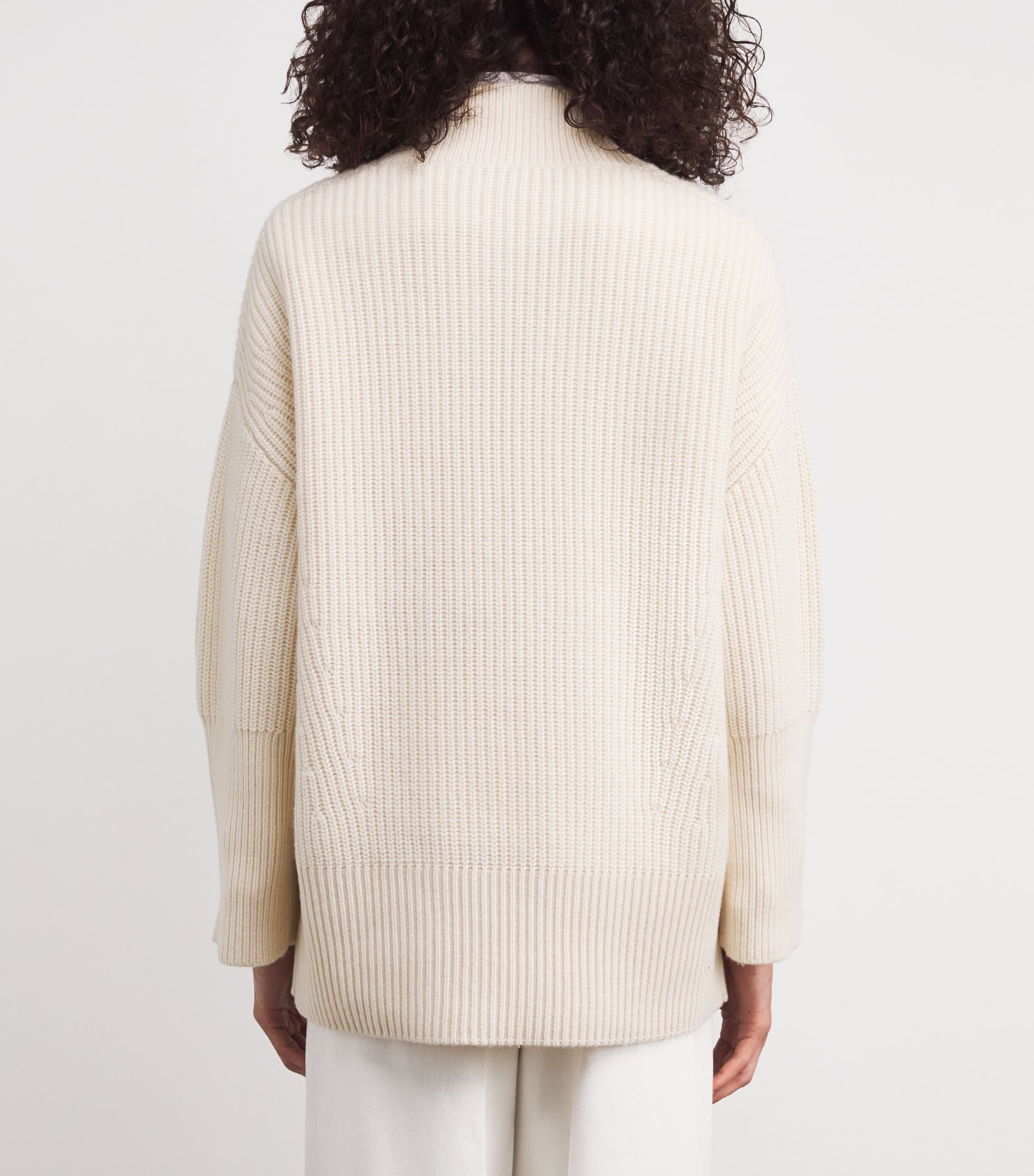 Cashmere Ribbed Noel Sweater WAX Image 4