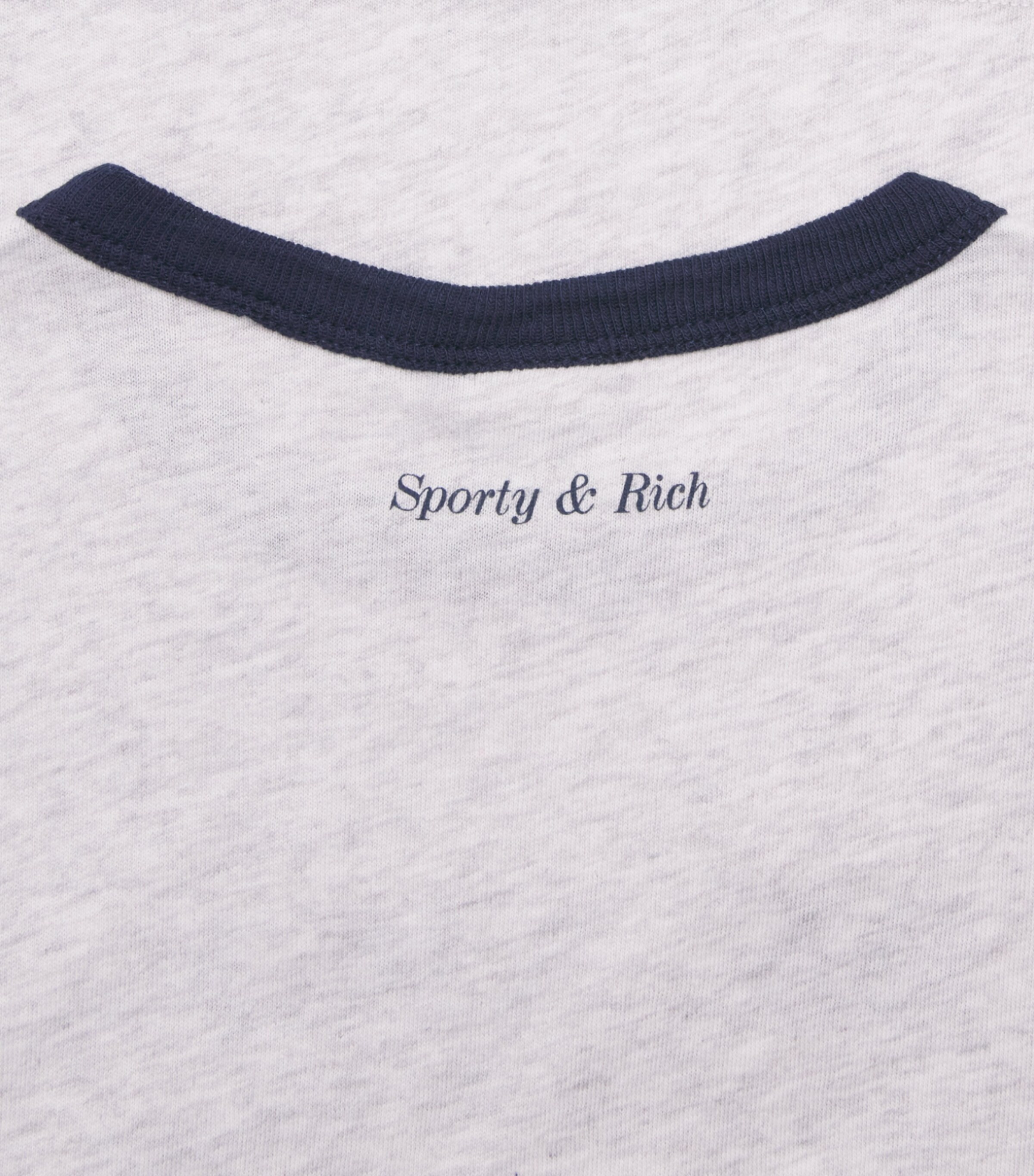 SPORTY & RICH KIDS Be Nice T-Shirt (2-14 Years) Heather Gry/drk Navy Image 4