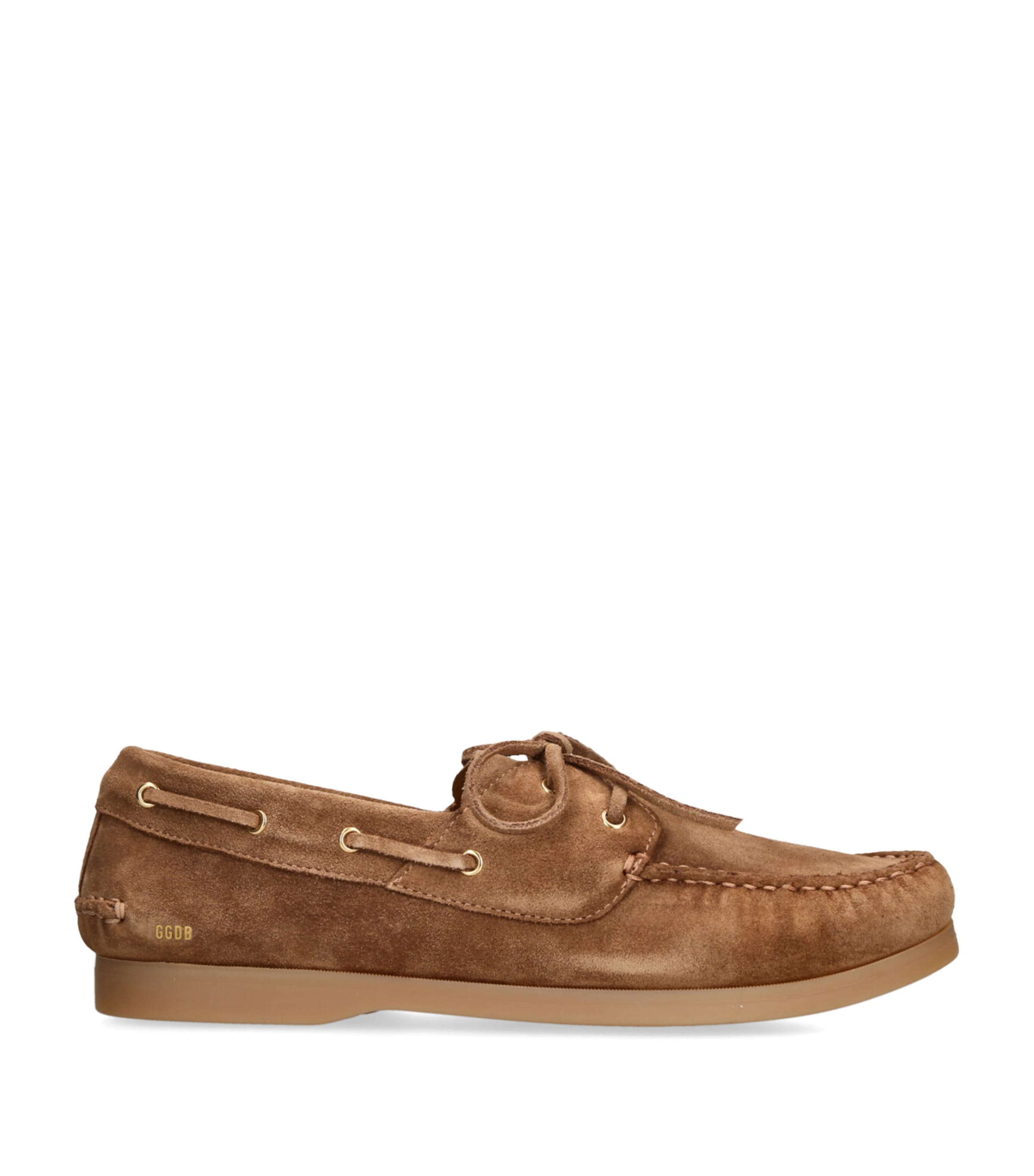 Golden Goose Suede Cruise Boat Shoes Brown Image 1