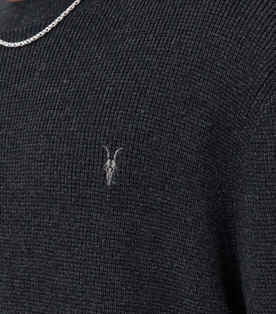 Organic Cotton-Wool Aspen Sweater CINDER BLACK Image 8