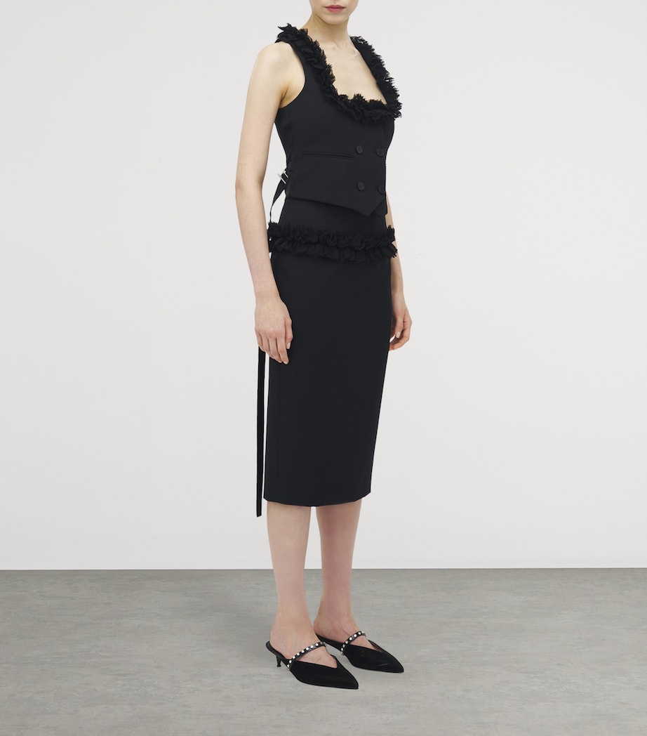 Wool Ruffle Midi Pencil Skirt 1000 Image 3