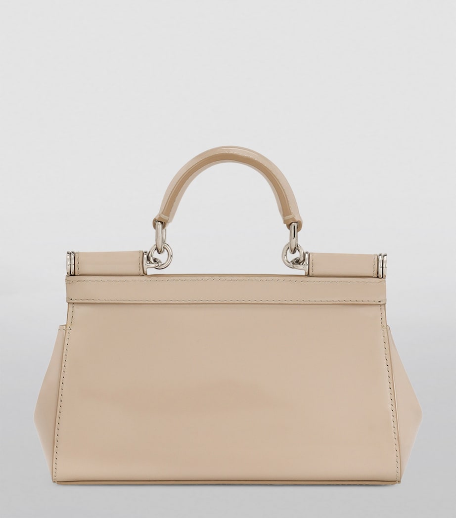 Medium Sicily Top-Handle Bag 8H005-CAPPUCCINO Image 2