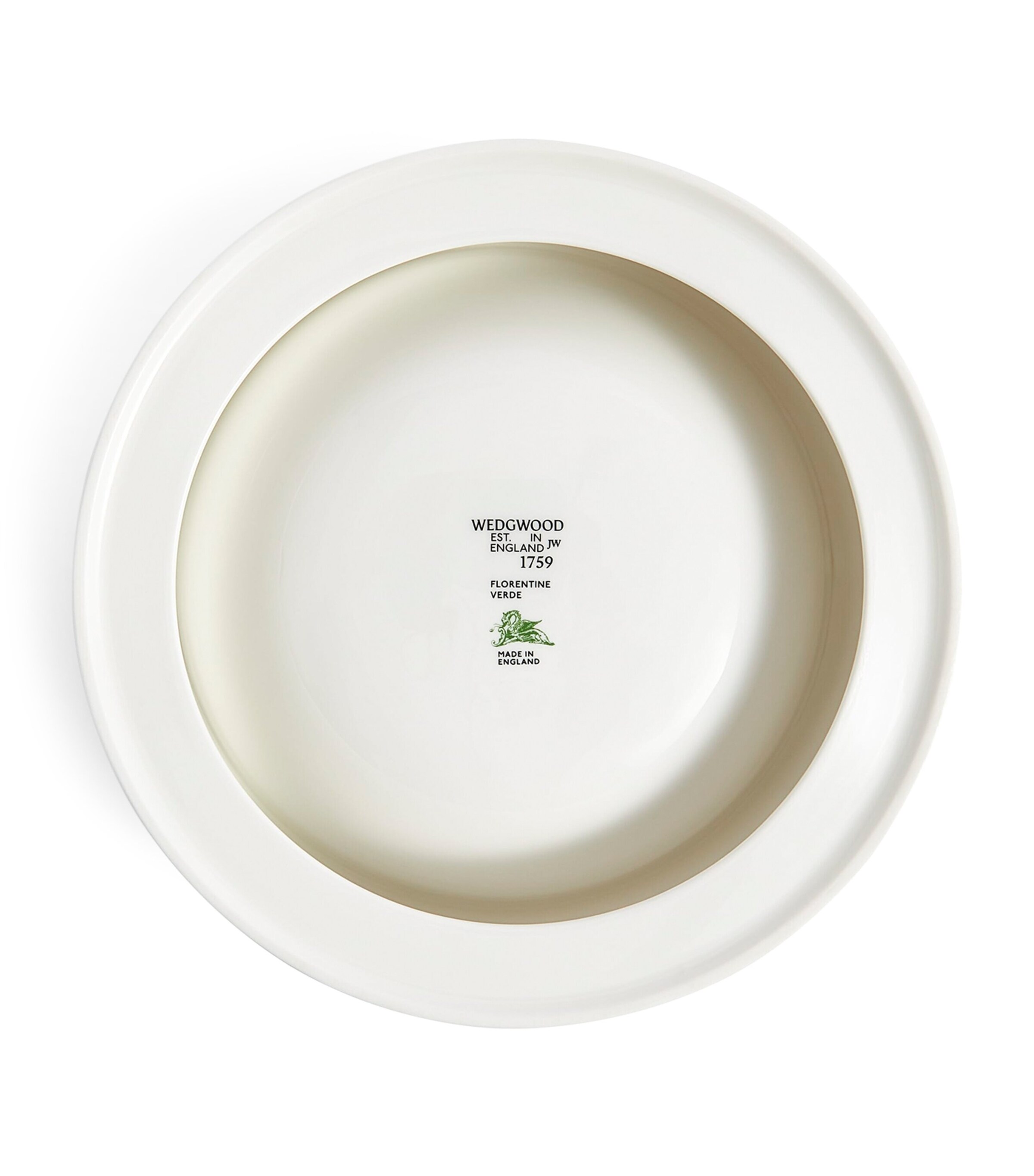 Bone China Florentine Pet Bowl (21cm) GREEN Image 4