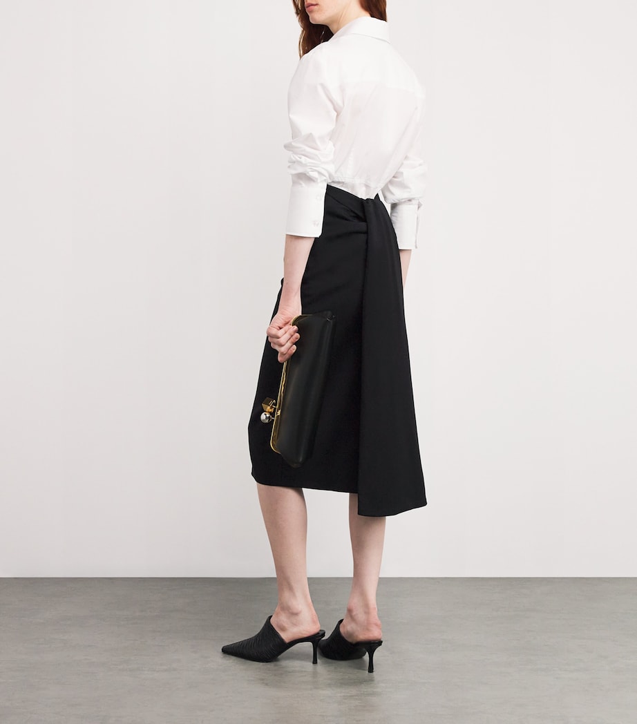 Jacquemus Womens The Sablier Pencil Skirt Black Image 2