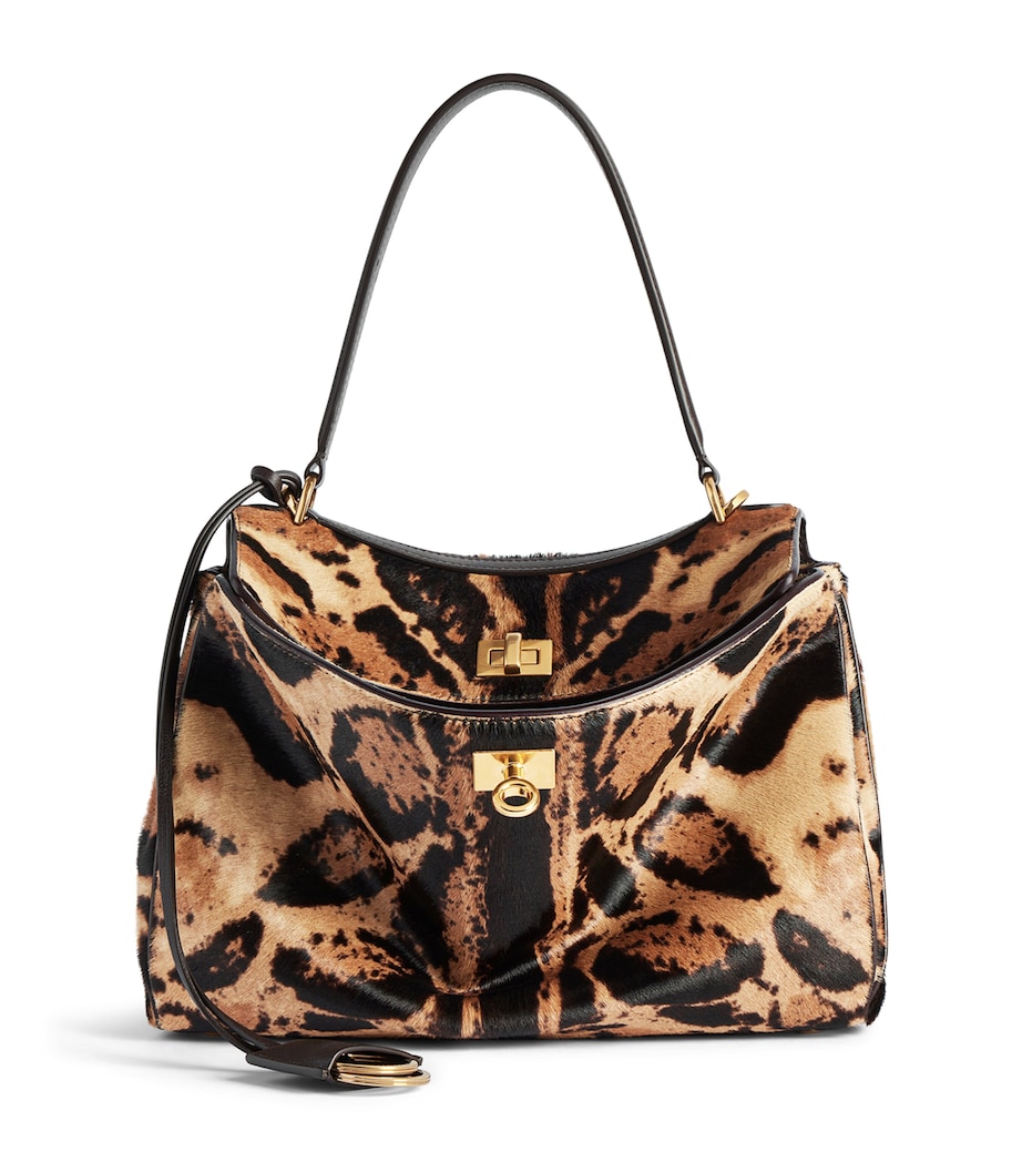 Balenciaga Pony Hair Rodeo Top-Handle Bag Image 1
