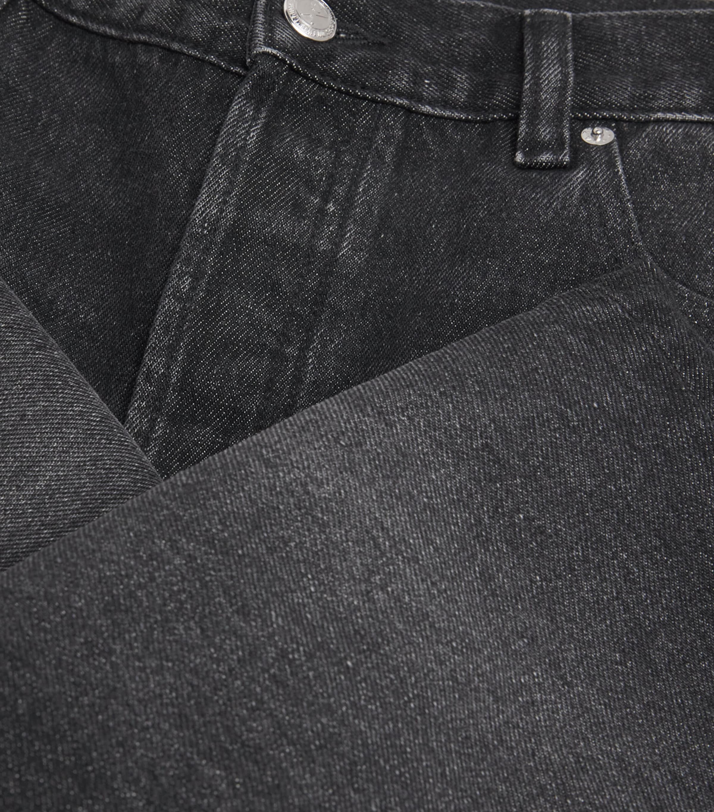 A.P.C. Mens Solal Straight Jeans Lza False Black Image 5