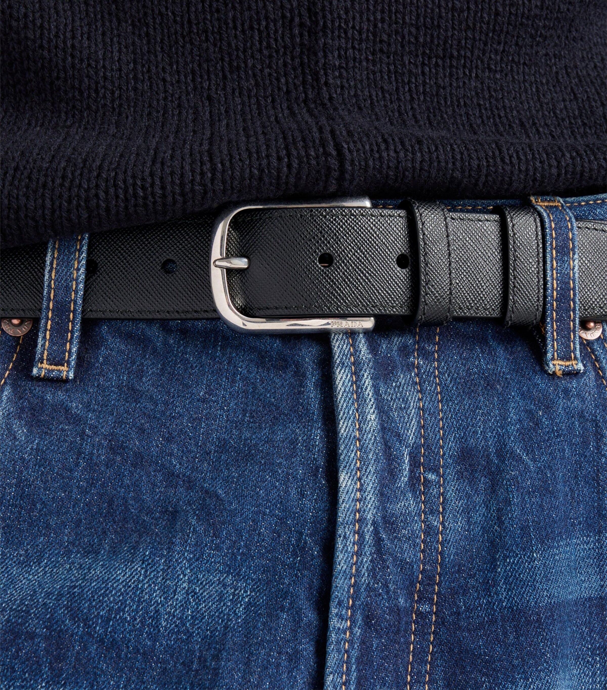 Saffiano Leather Belt F0002 Image 2