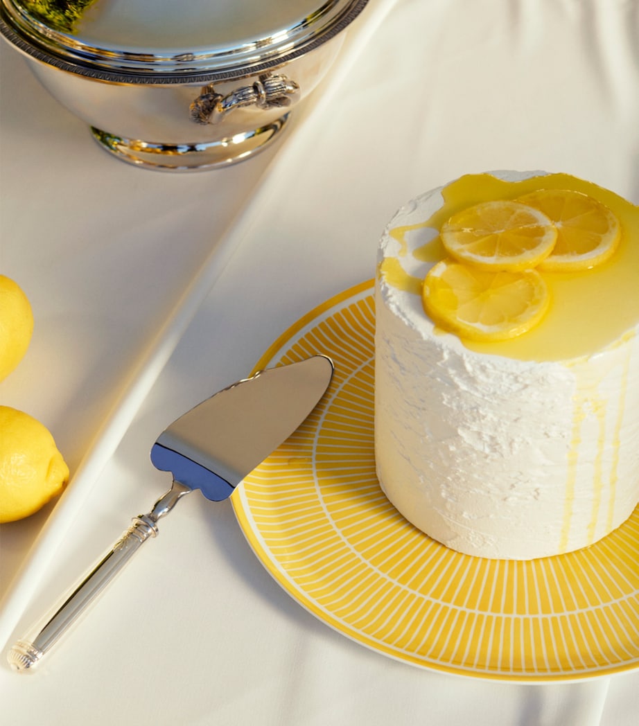 Christofle Porcelain Malmaison Riviera Pie Dish White/yellow Image 2