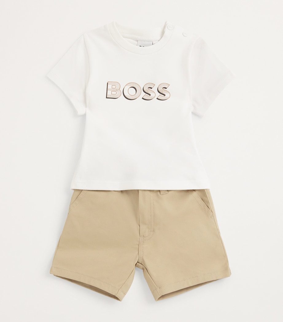 Stretch-Cotton Chinos (4-14 Years) 249 STONE Image 3