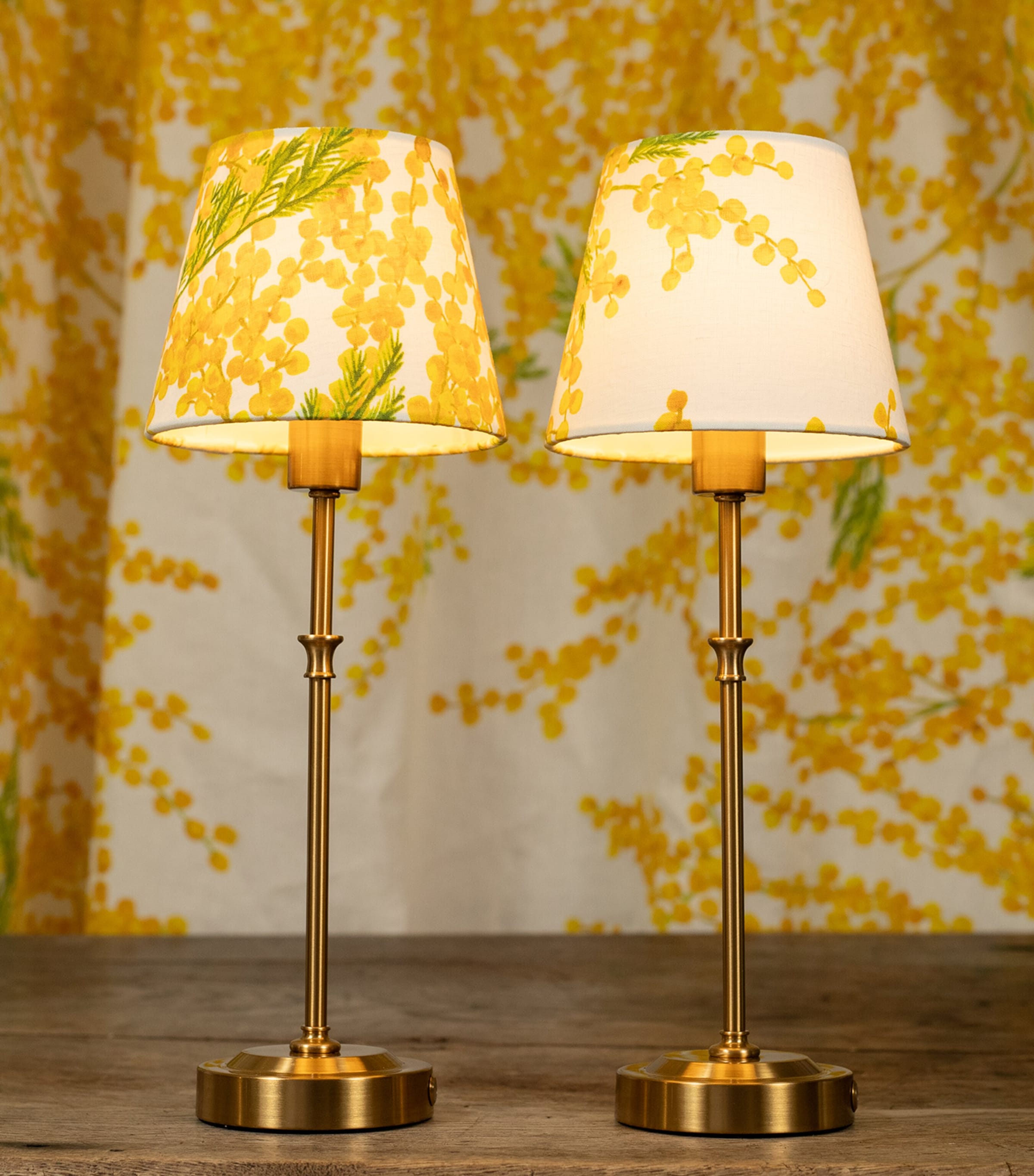 Cordless Rechargeable Lamp Base (32cm) GOLD Image 3