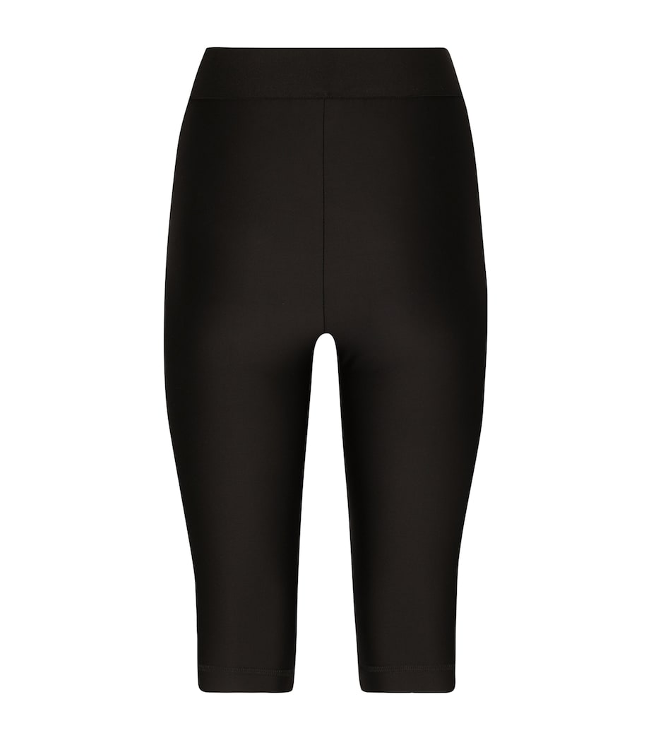 Logo Waistband Short Leggings N0000-BLACK Image 5