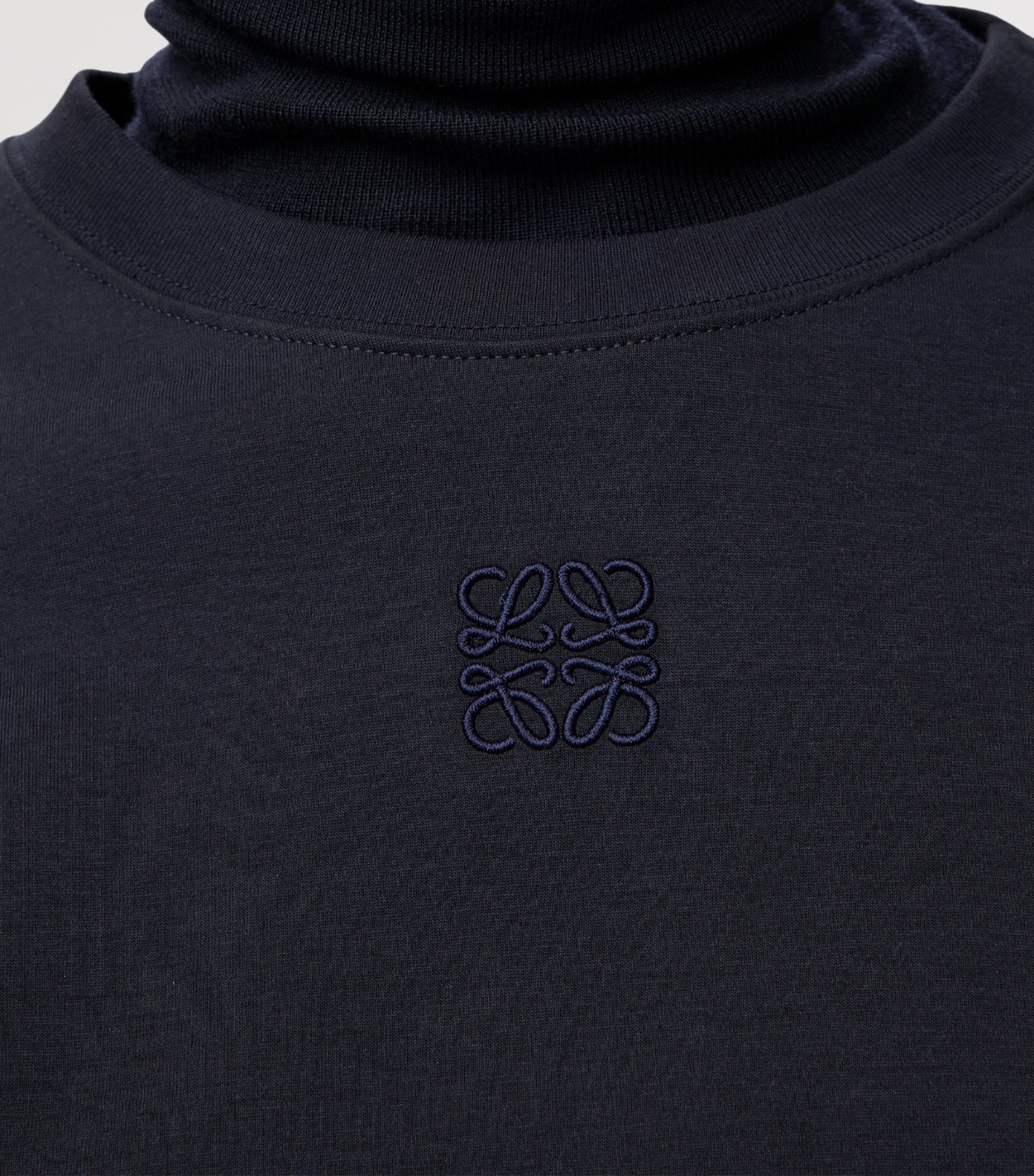 Asymmetric Anagram T-Shirt DARK NAVY Image 5