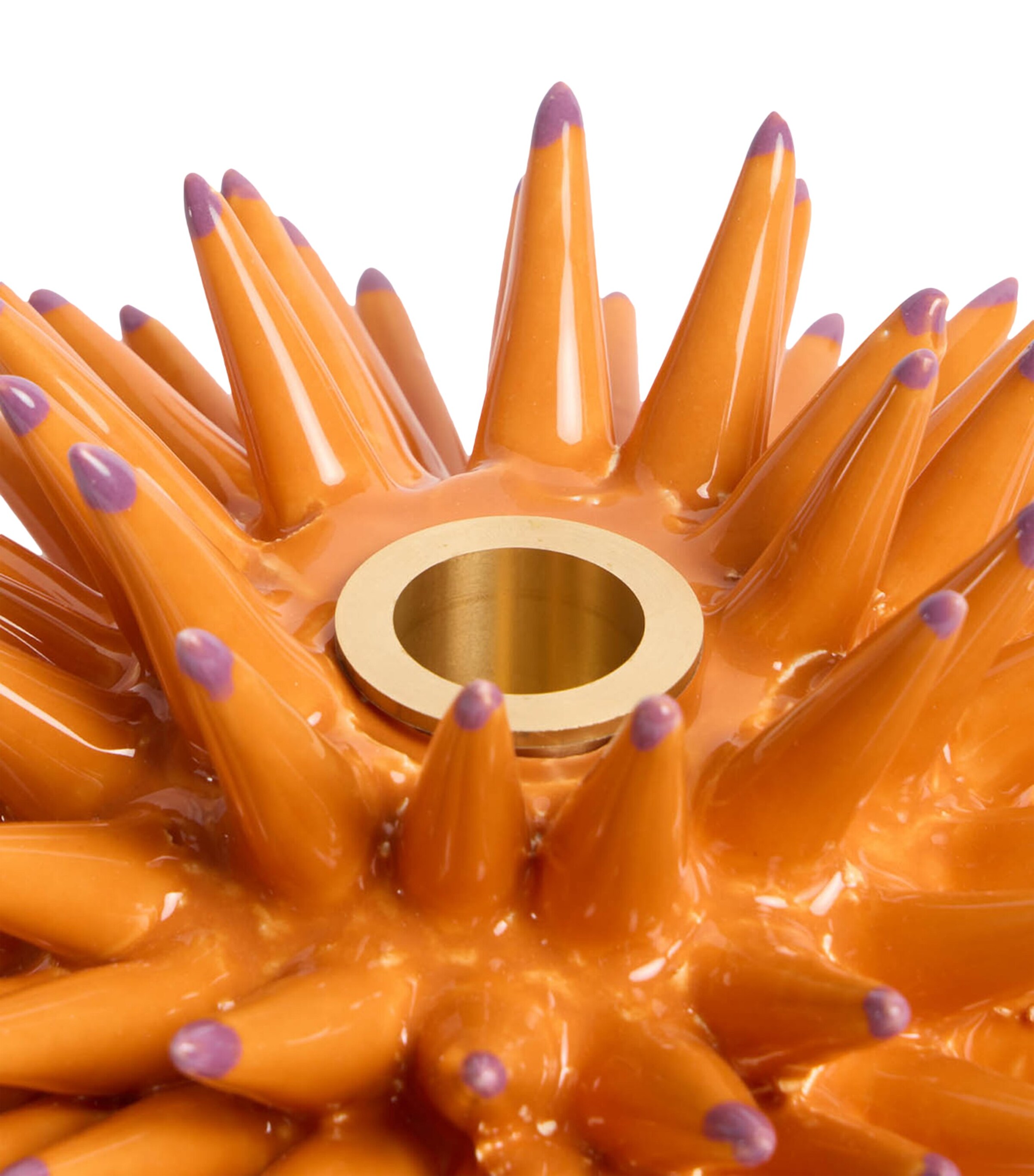 La Doublej Ceramic Spine Candle Holder Pumpkin Image 3