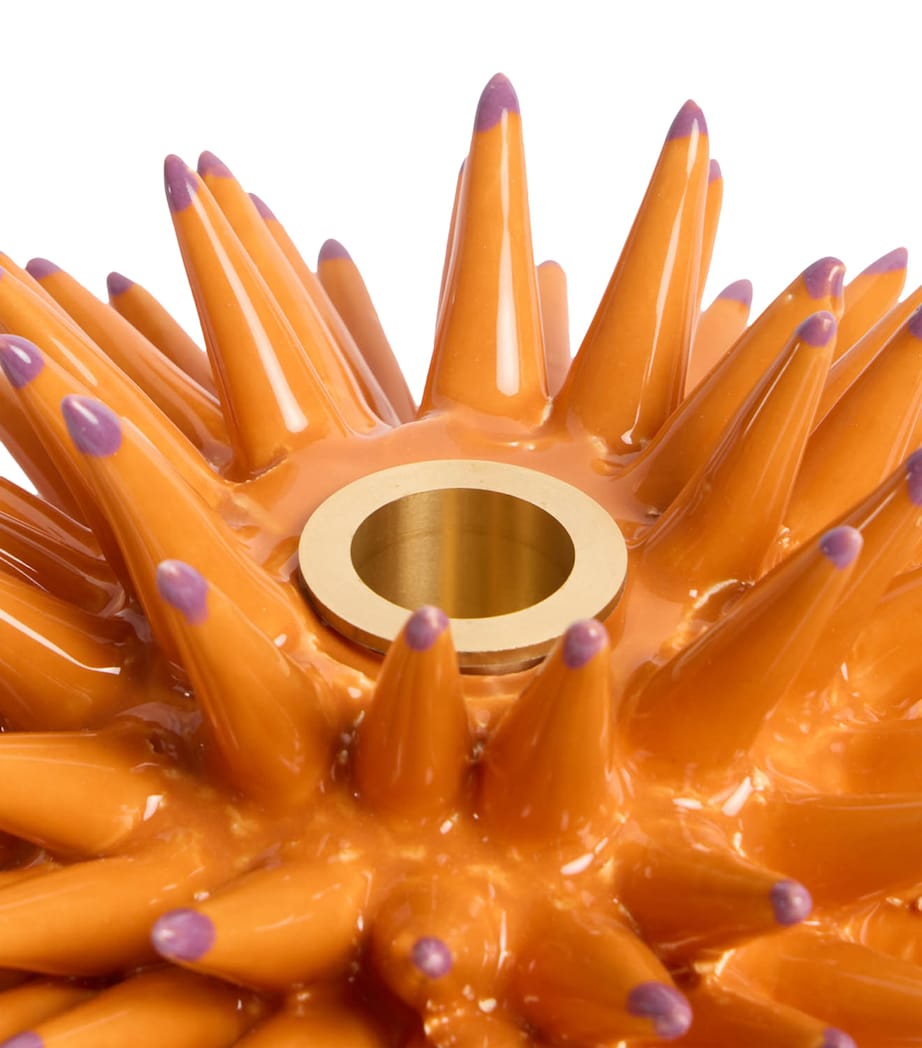 La Doublej Ceramic Spine Candle Holder Pumpkin Image 3