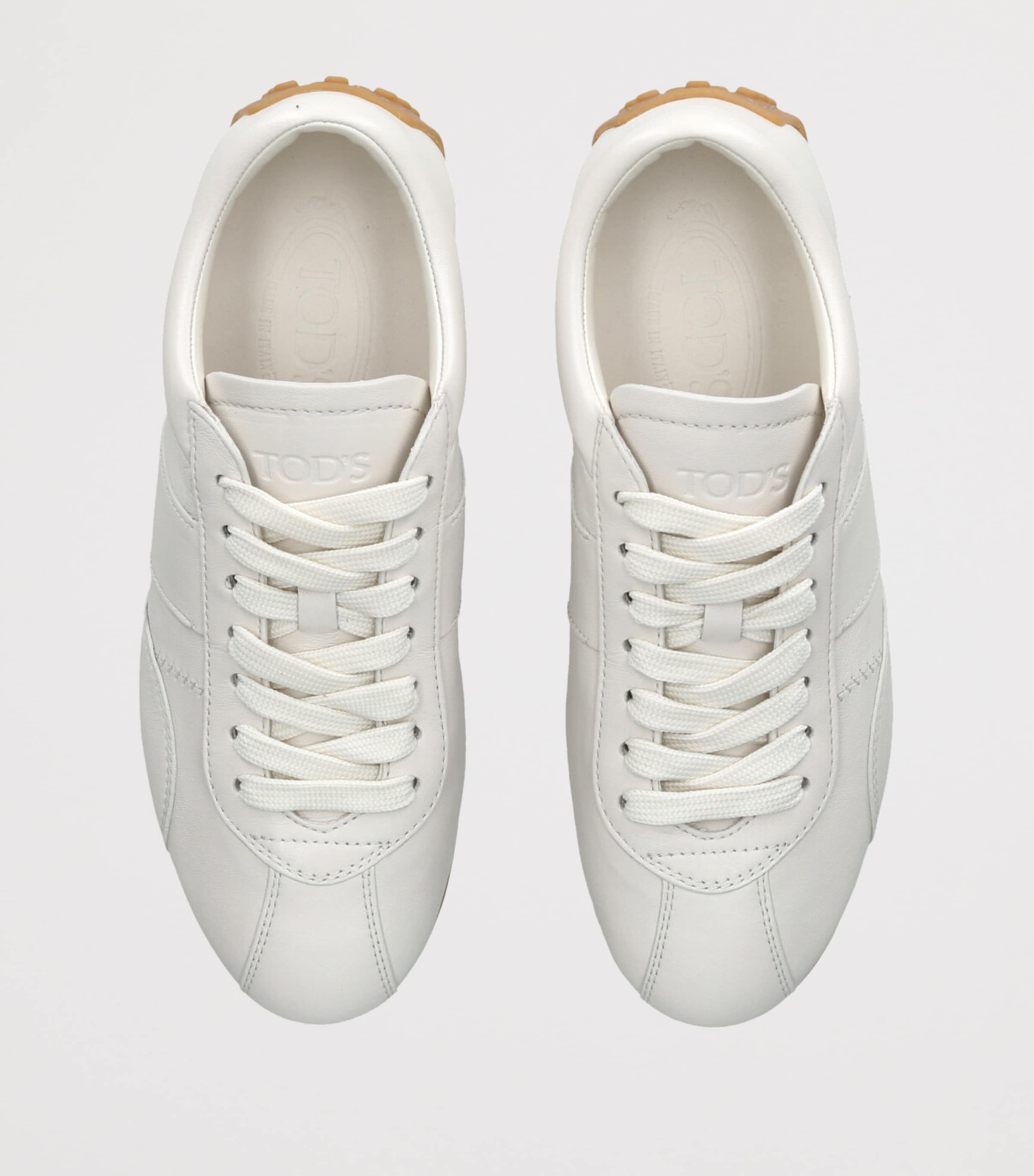 Leather T-Marathon Sneakers WHITE Image 4