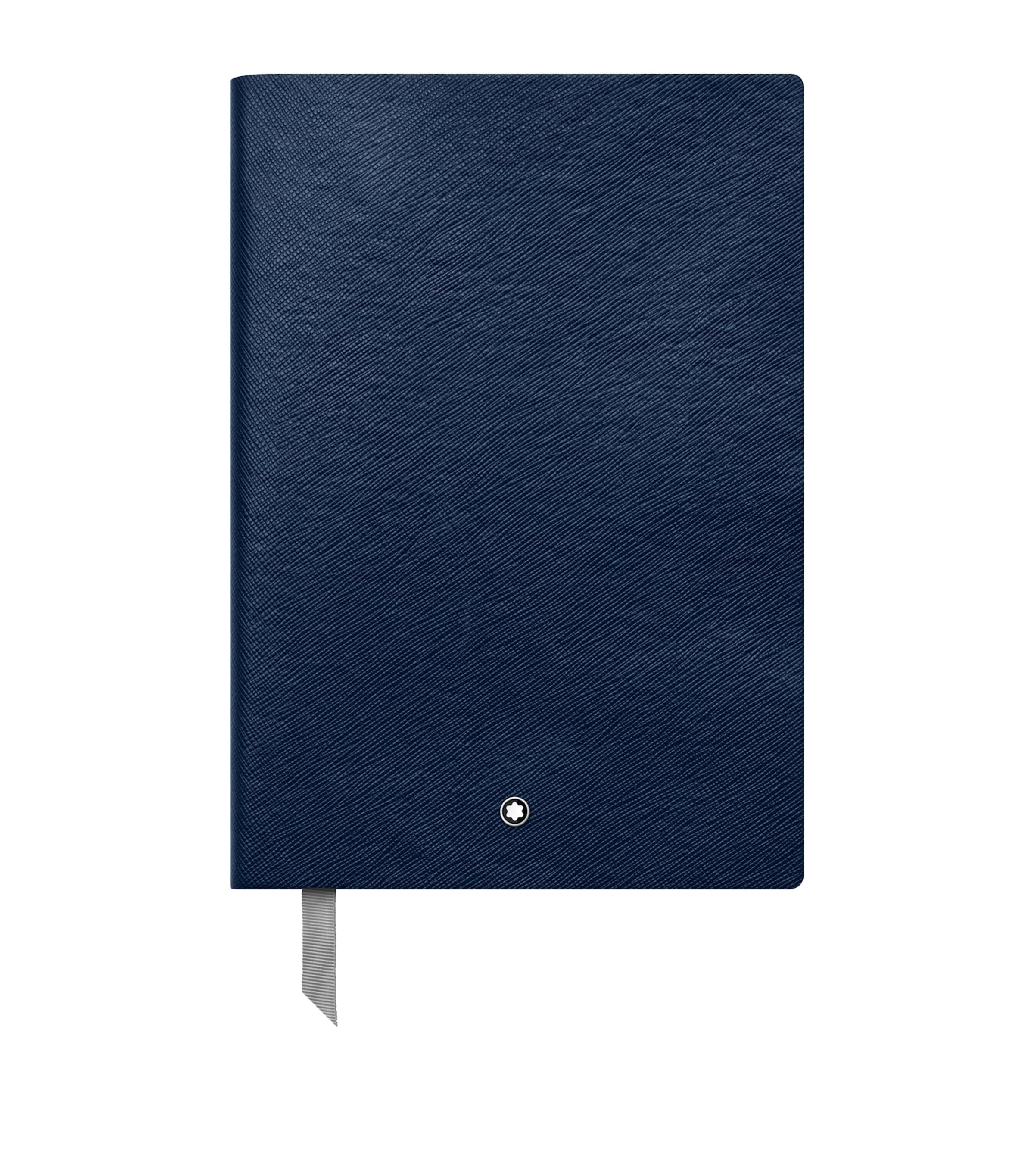 Montblanc Leather Notebook #146 Navy Image 1