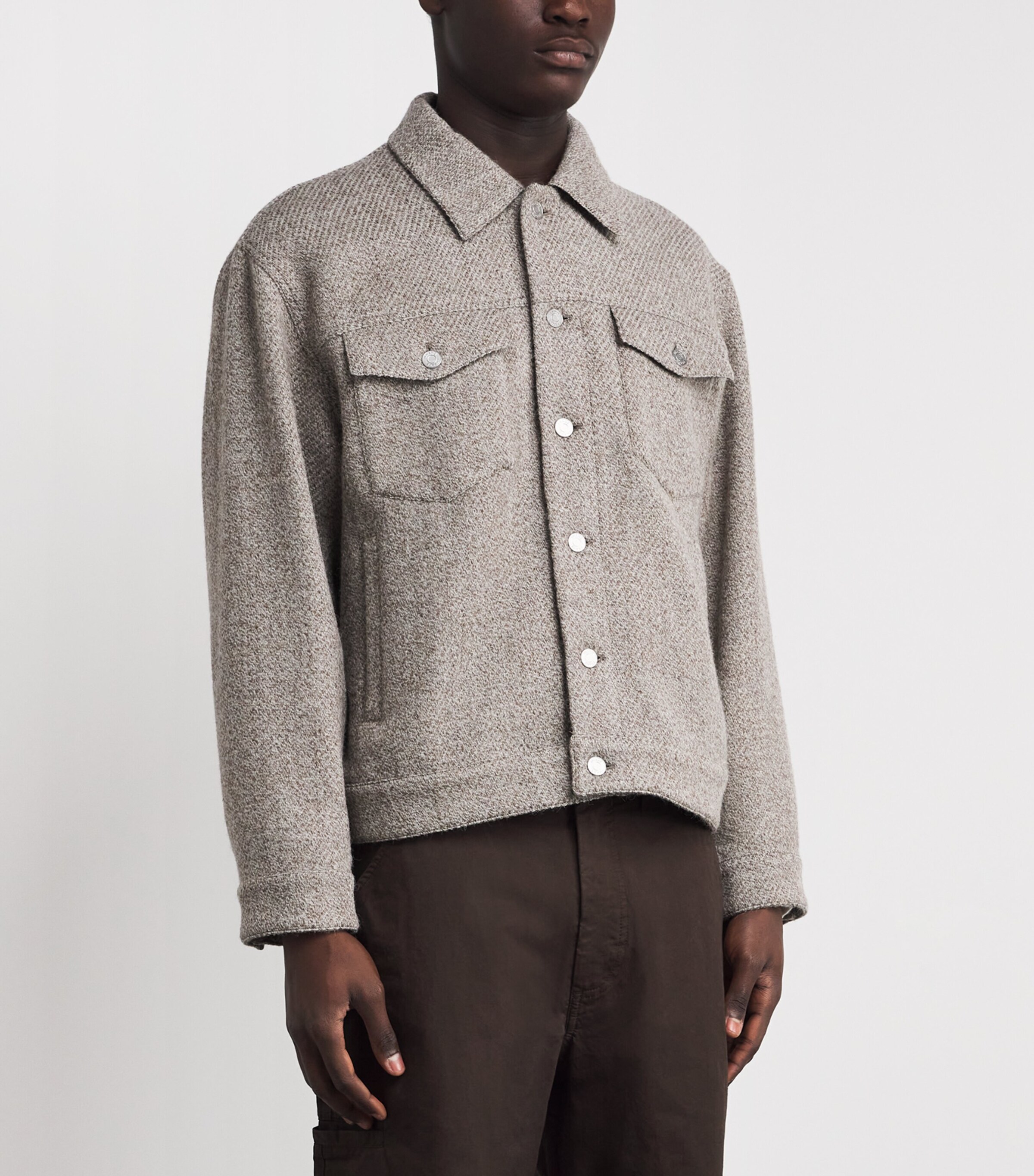 Wool-Alpaca Trucker Jacket LTTP Image 3