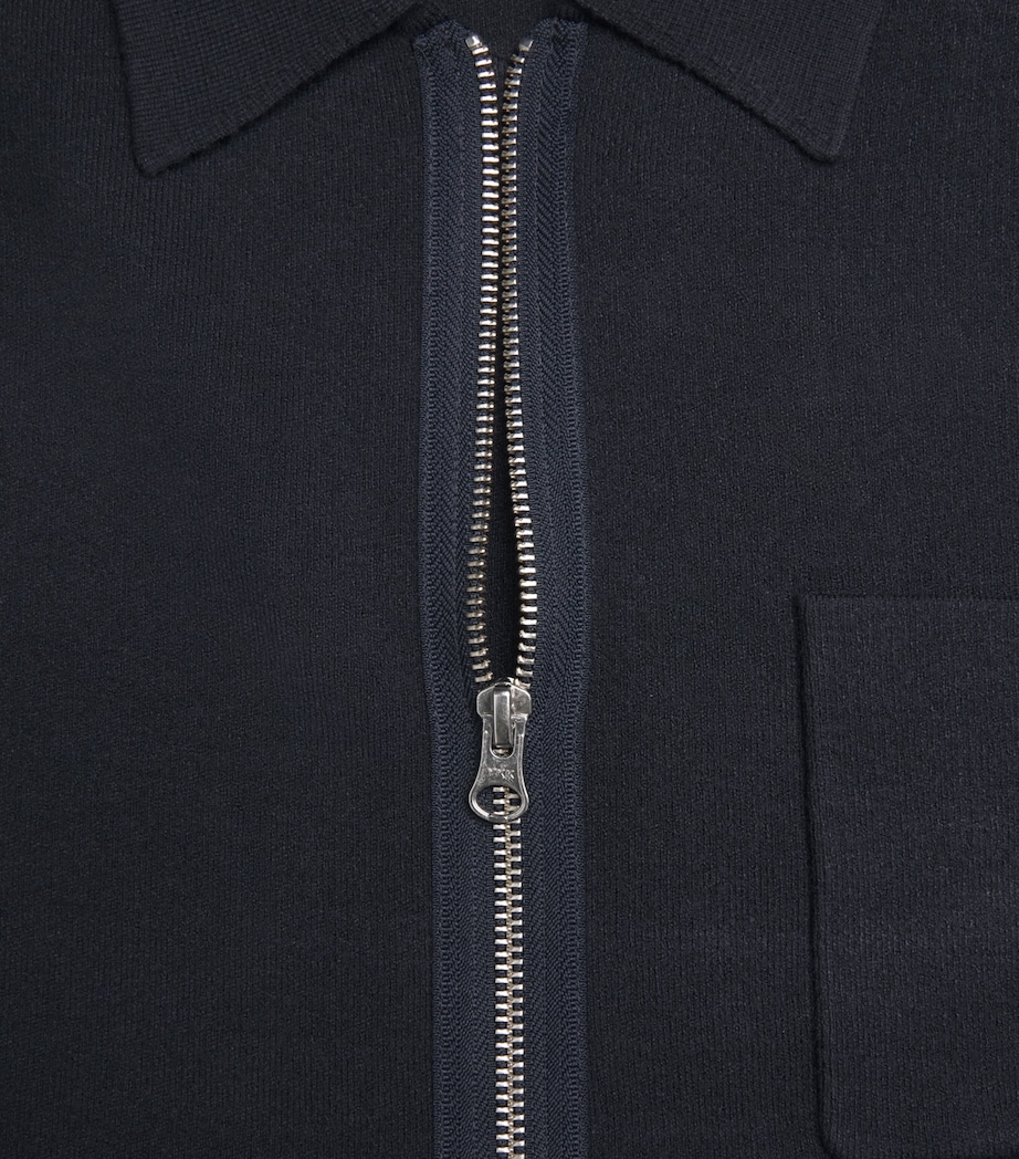 Guna Zip-Up Cardigan SKY CAPTAIN Image 6