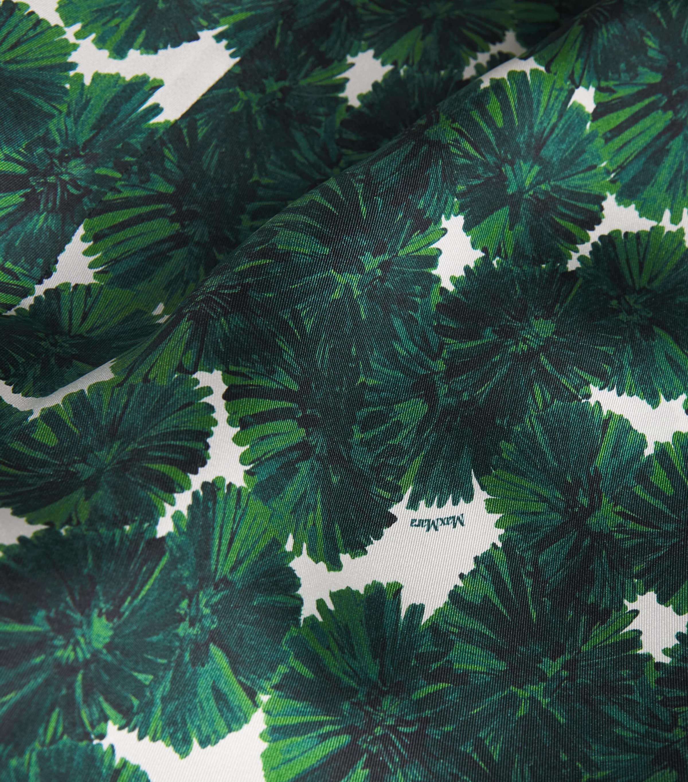 Silk Printed Maxi Skirt EMERALD Image 5