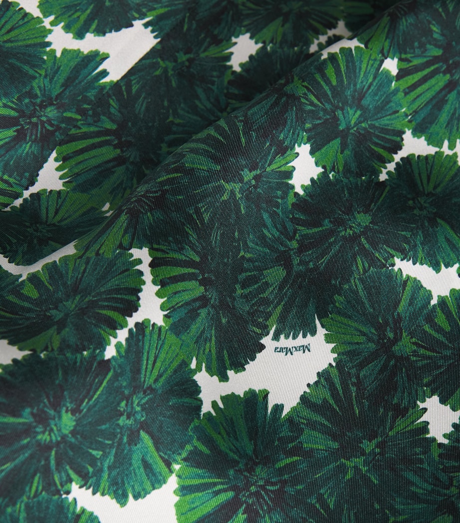 Silk Printed Maxi Skirt EMERALD Image 5