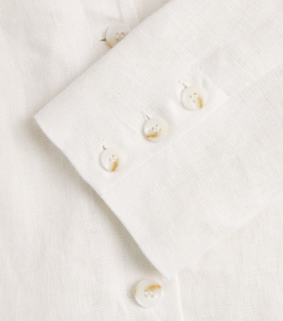 Linen Emma Jacket CREAM Image 5