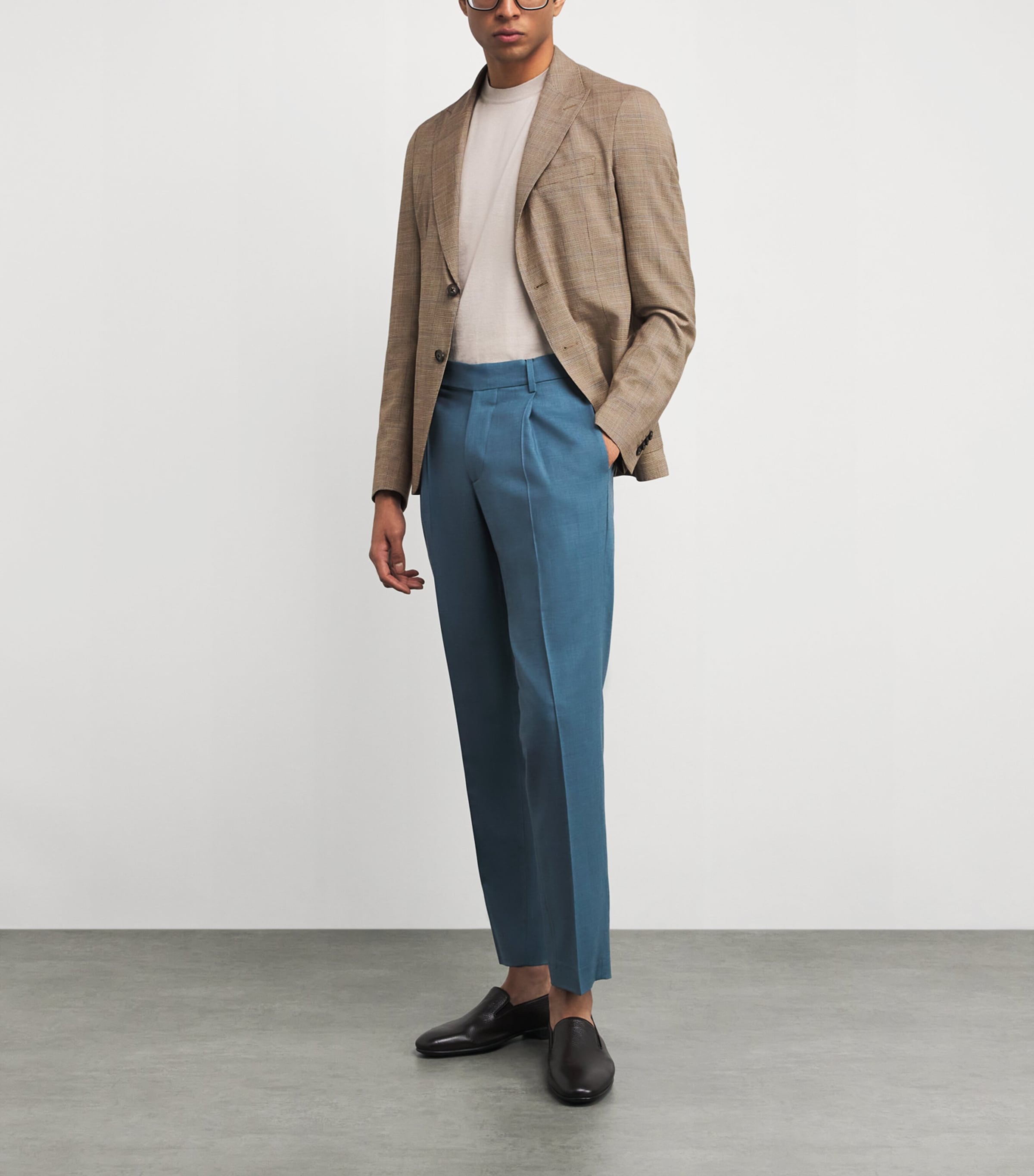 Check Blazer 39 LIGHT BROWN Image 2